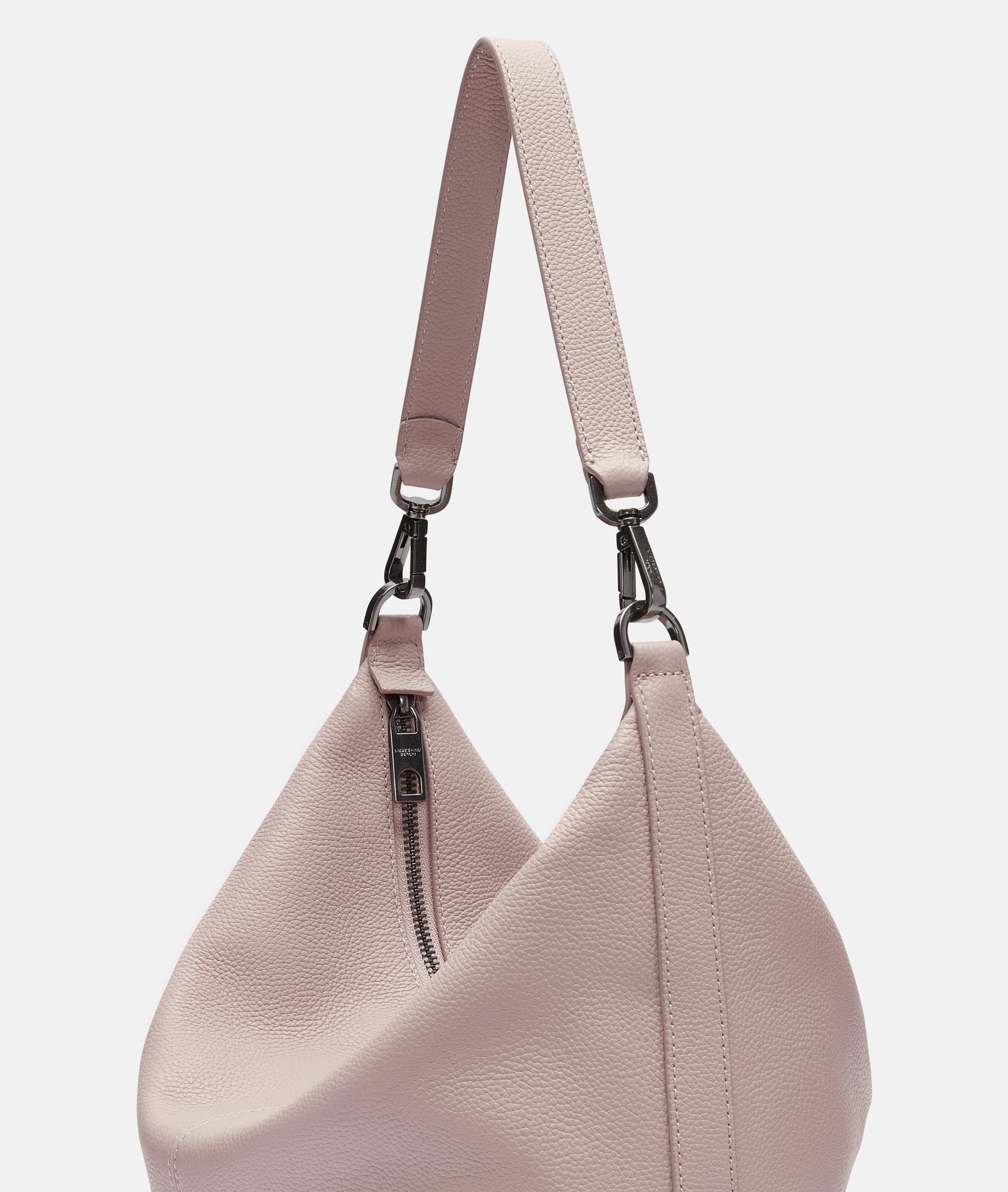 Paris Hobo M in pink, cream, beige, red, black, grey & brown