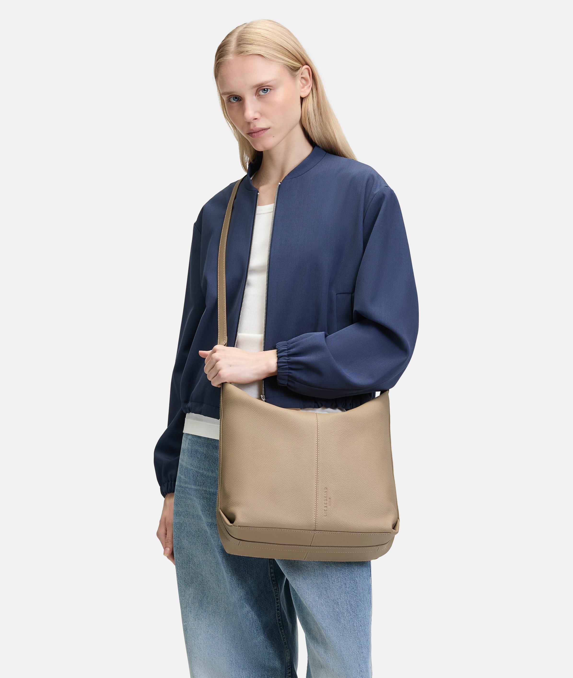 Paris Hobo M in beige, cream, pink, red, black, grey & brown