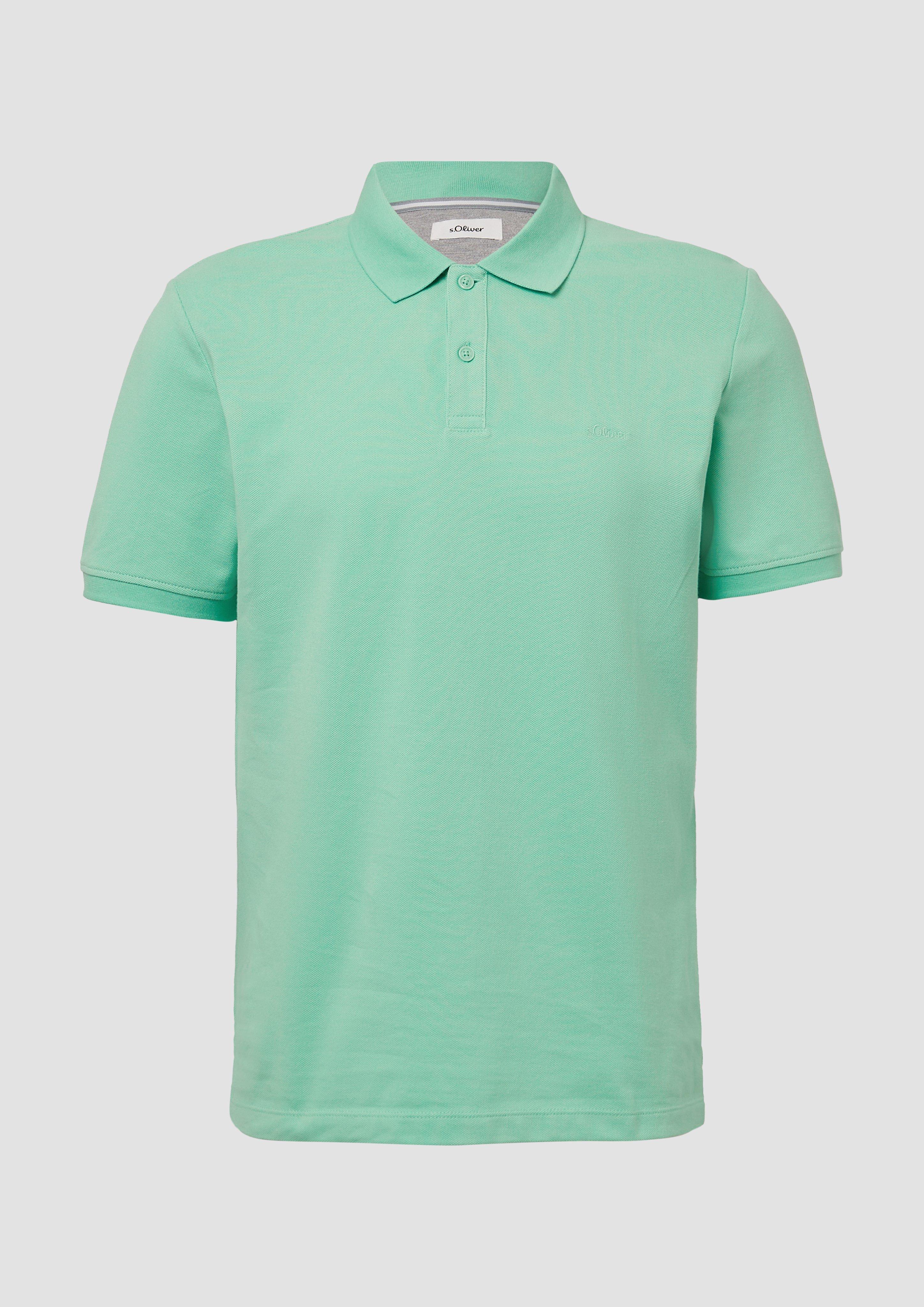 s.Oliver - Poloshirt aus Baumwollpiqué, Herren, grün