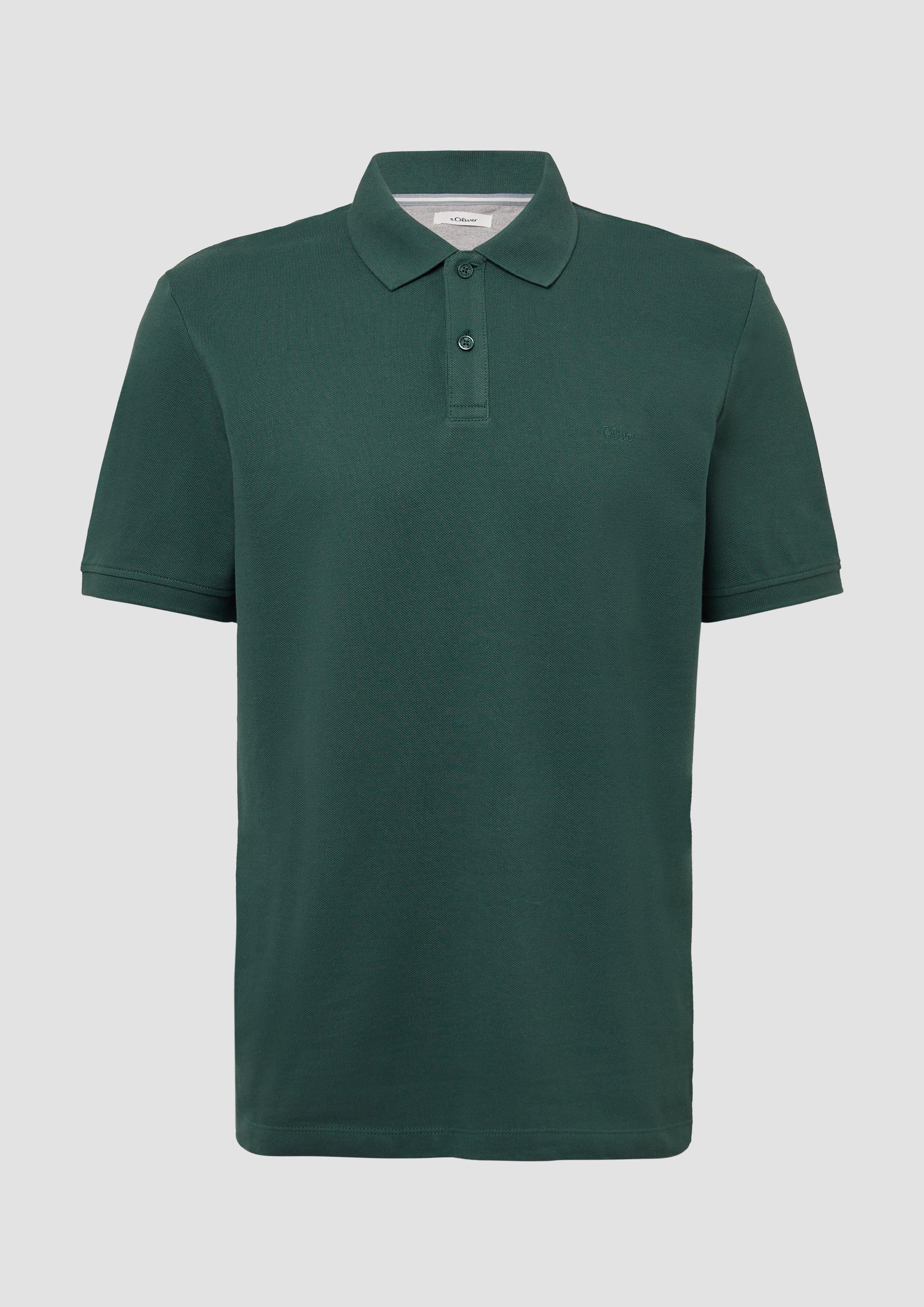 s.Oliver - Poloshirt aus Baumwollpiqué, Herren, grün