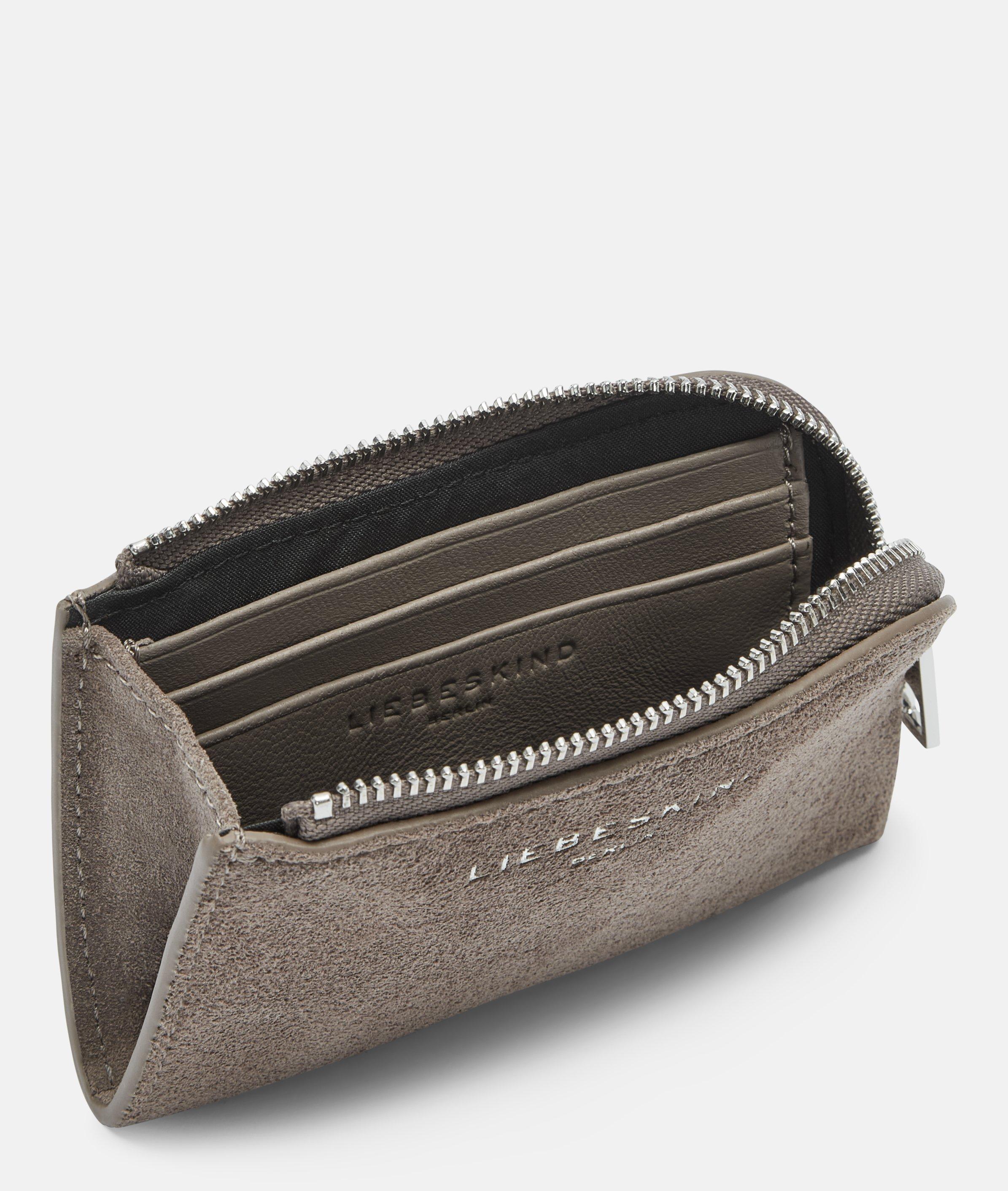 Lena Geldbörse XS in grau & beige