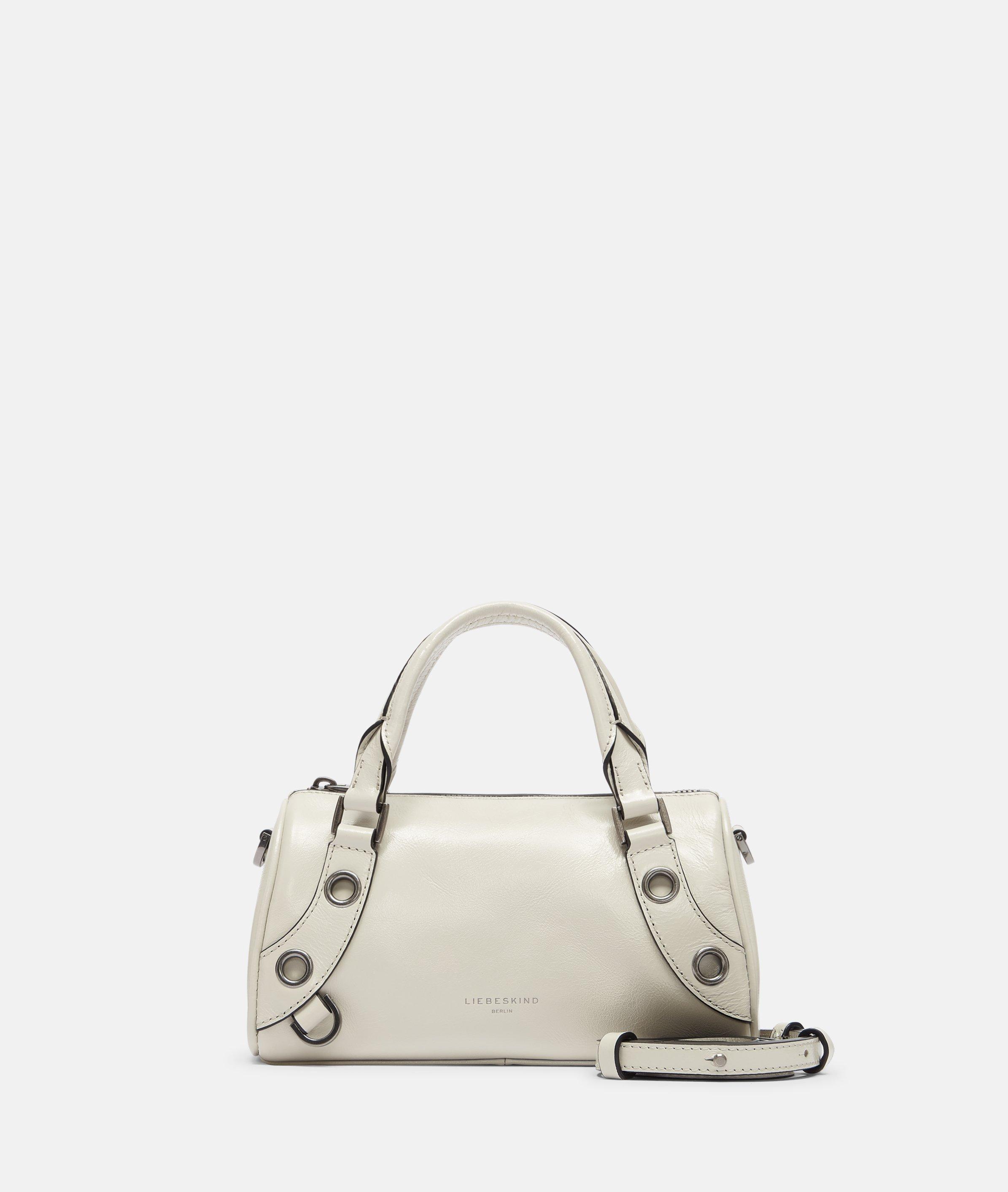 Liebeskind Berlin - Kleine Tasche aus Leder mit glossy Finish -  creme