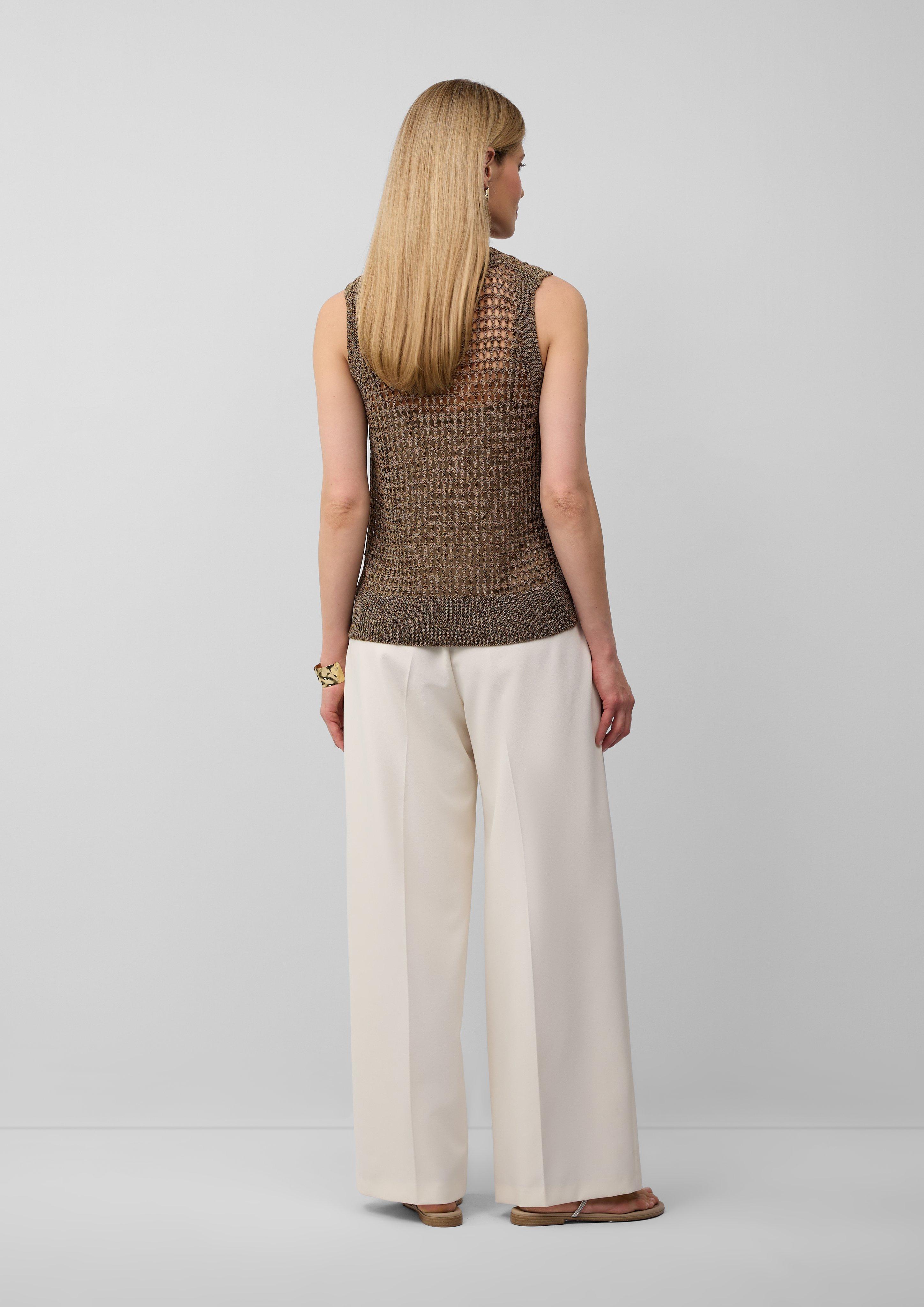 Knitted vest in 84X1