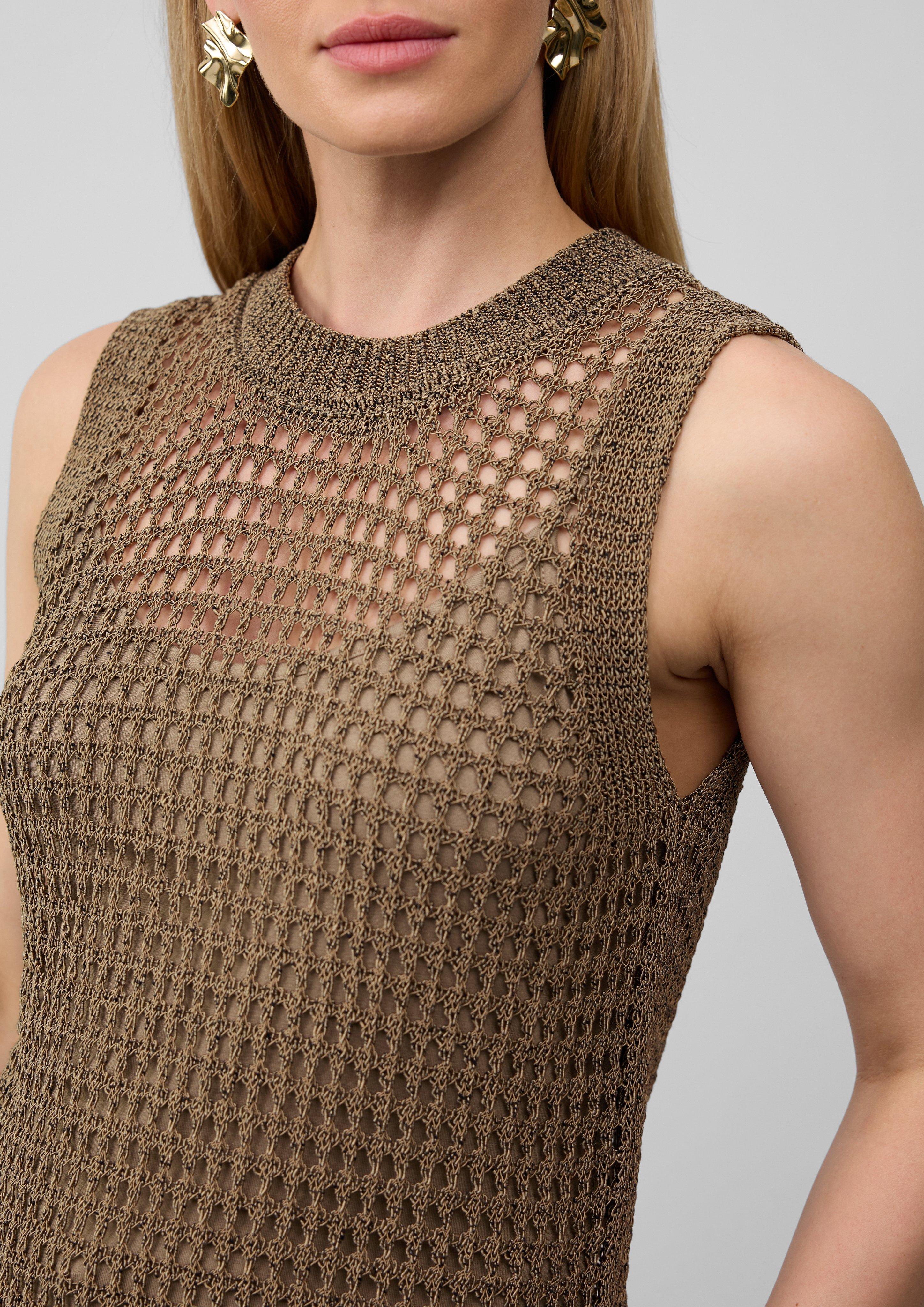 Knitted vest in 84X1