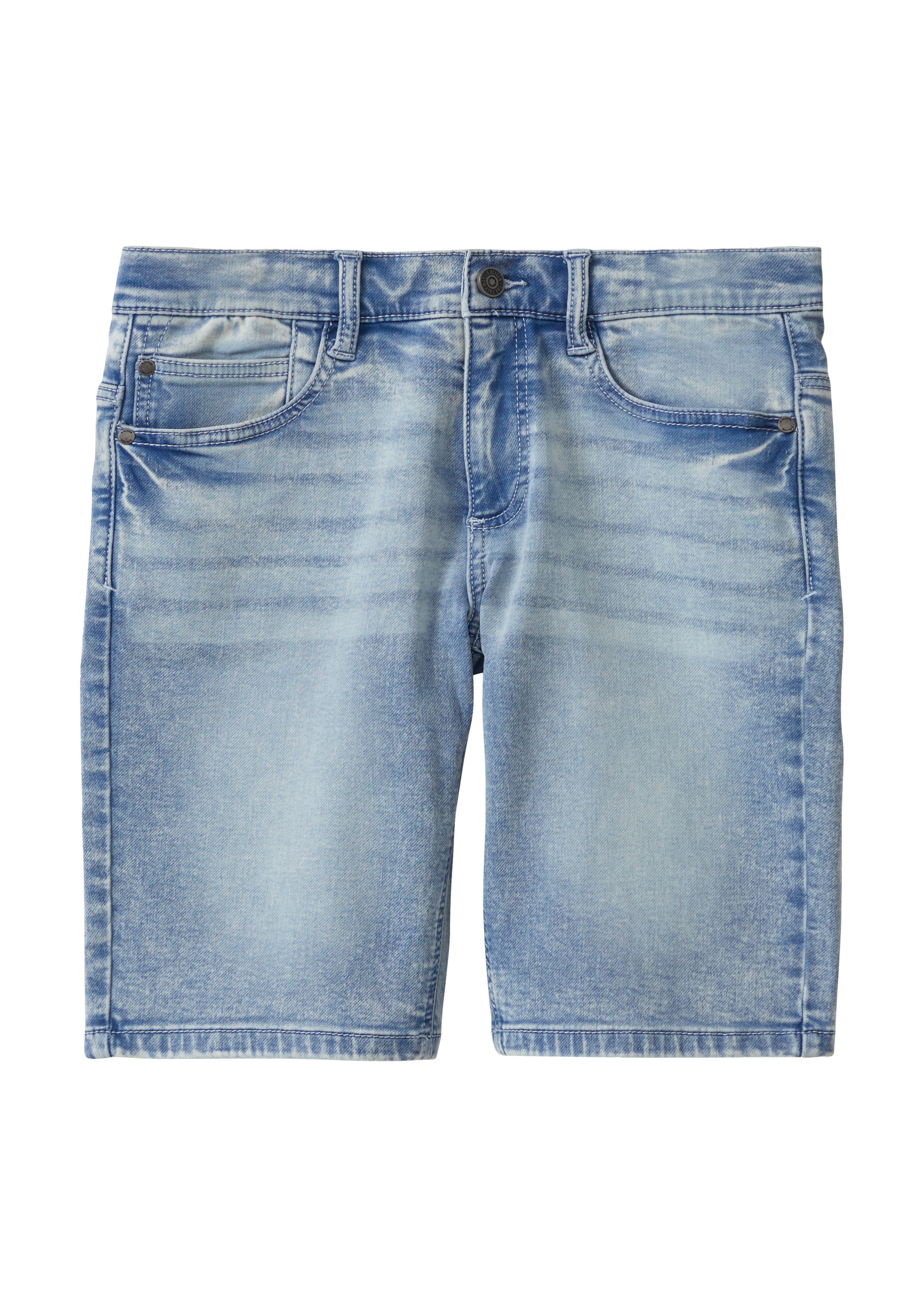 s.Oliver - Bermuda-Jeans Pete / Regular Fit / Mid Rise / Straight Leg / Weitenregulierung innen, Jungen, blau