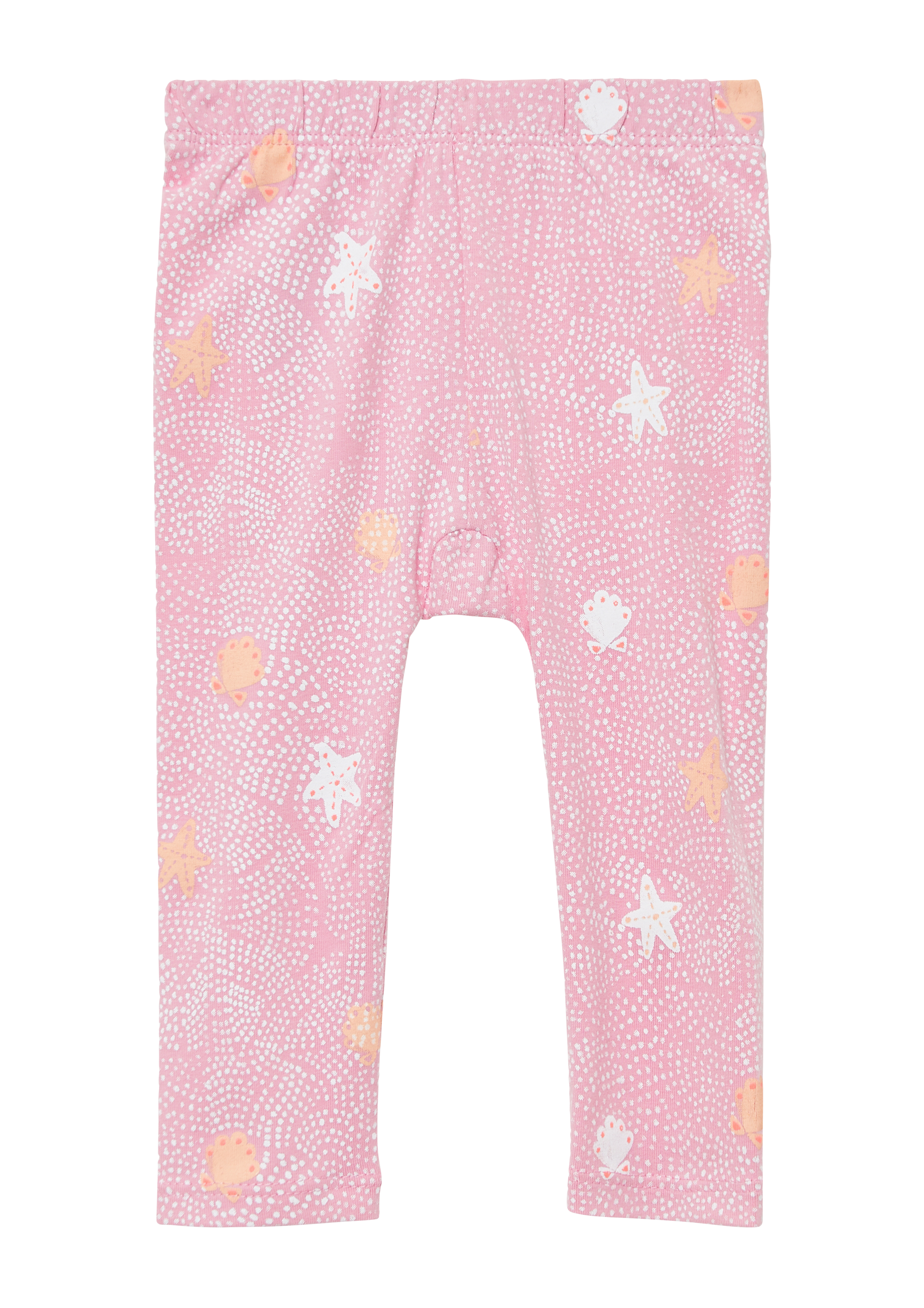 s.Oliver - Leggings aus Baumwollmix mit All-over-Print, Babys, Rosa