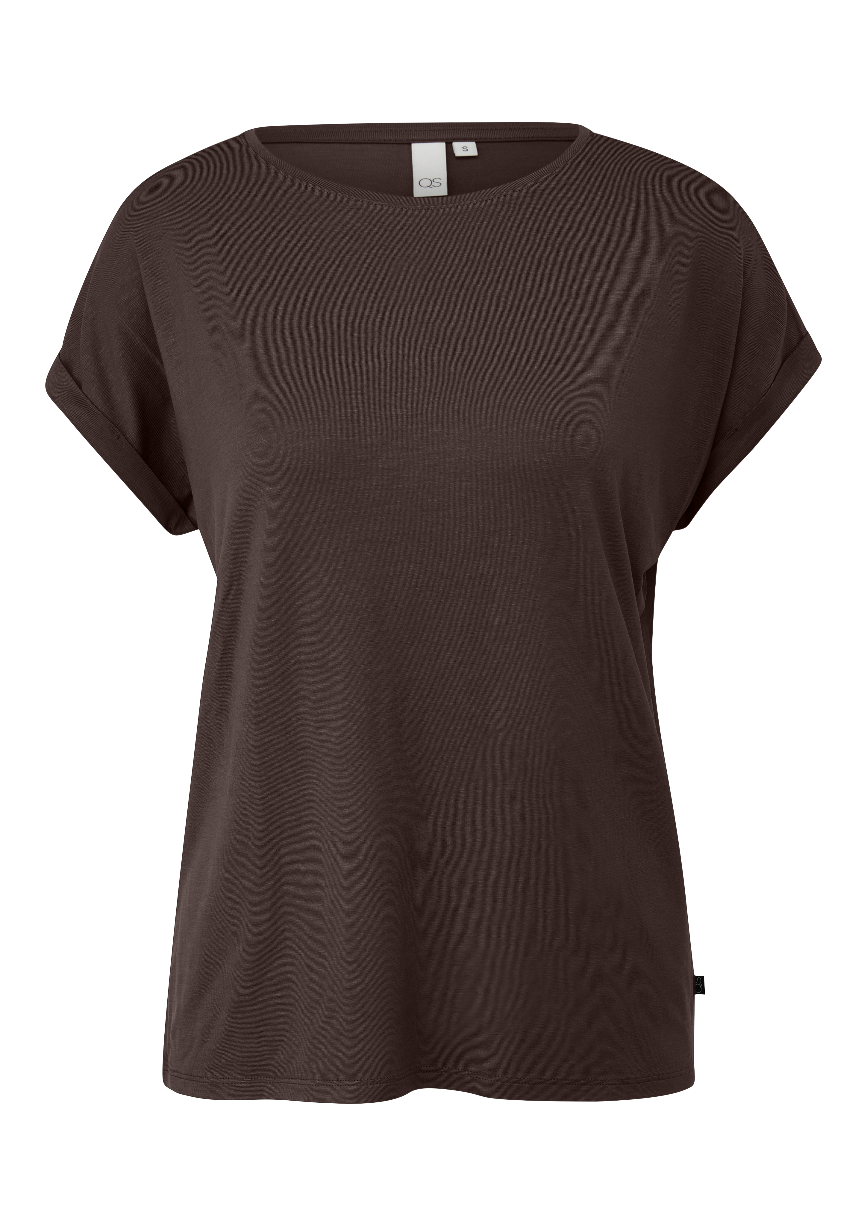 Qs T-Shirt Aus Lyocellmix