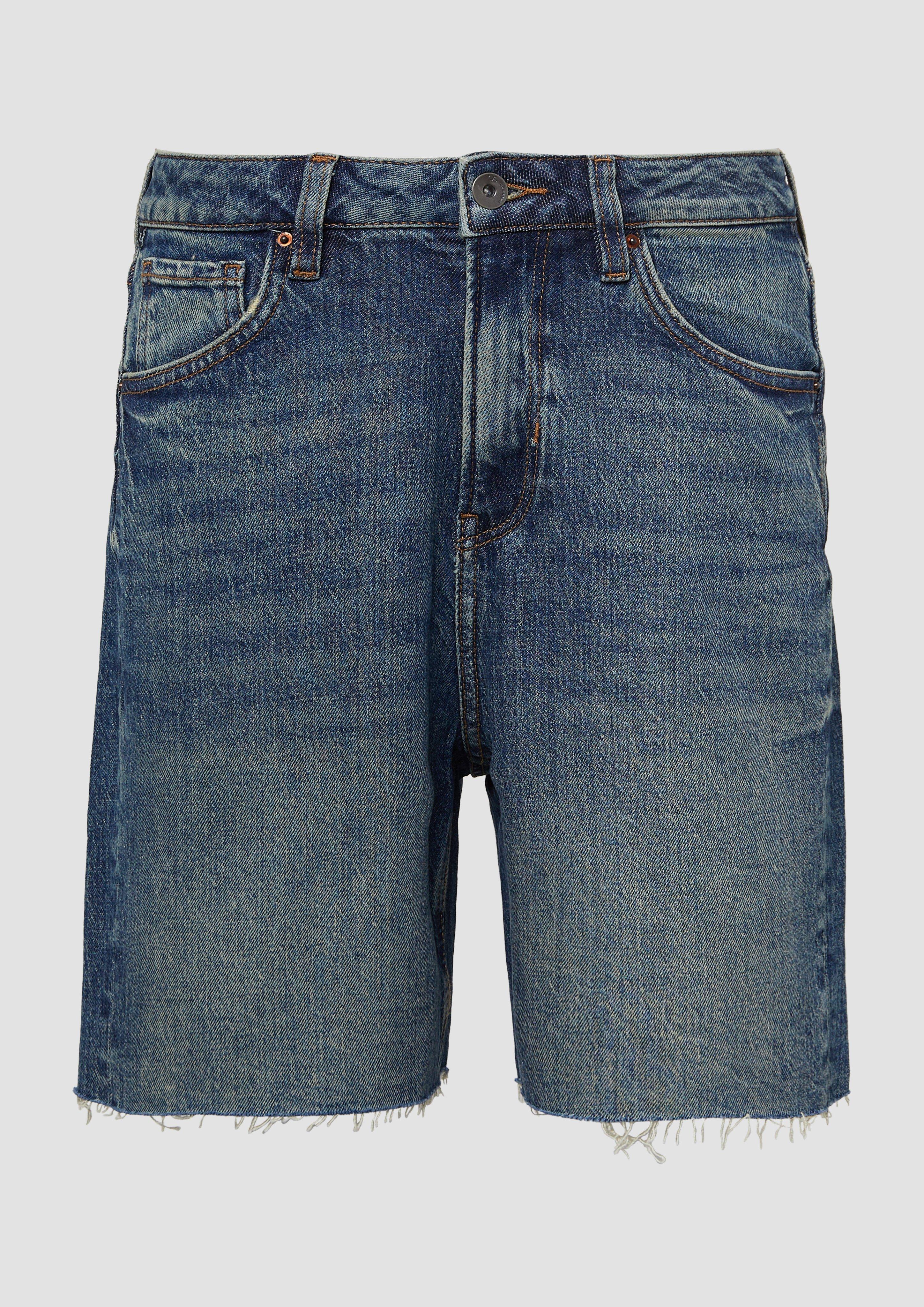 QS - Jeans Mom / Relaxed Fit / High Rise, Damen, blau