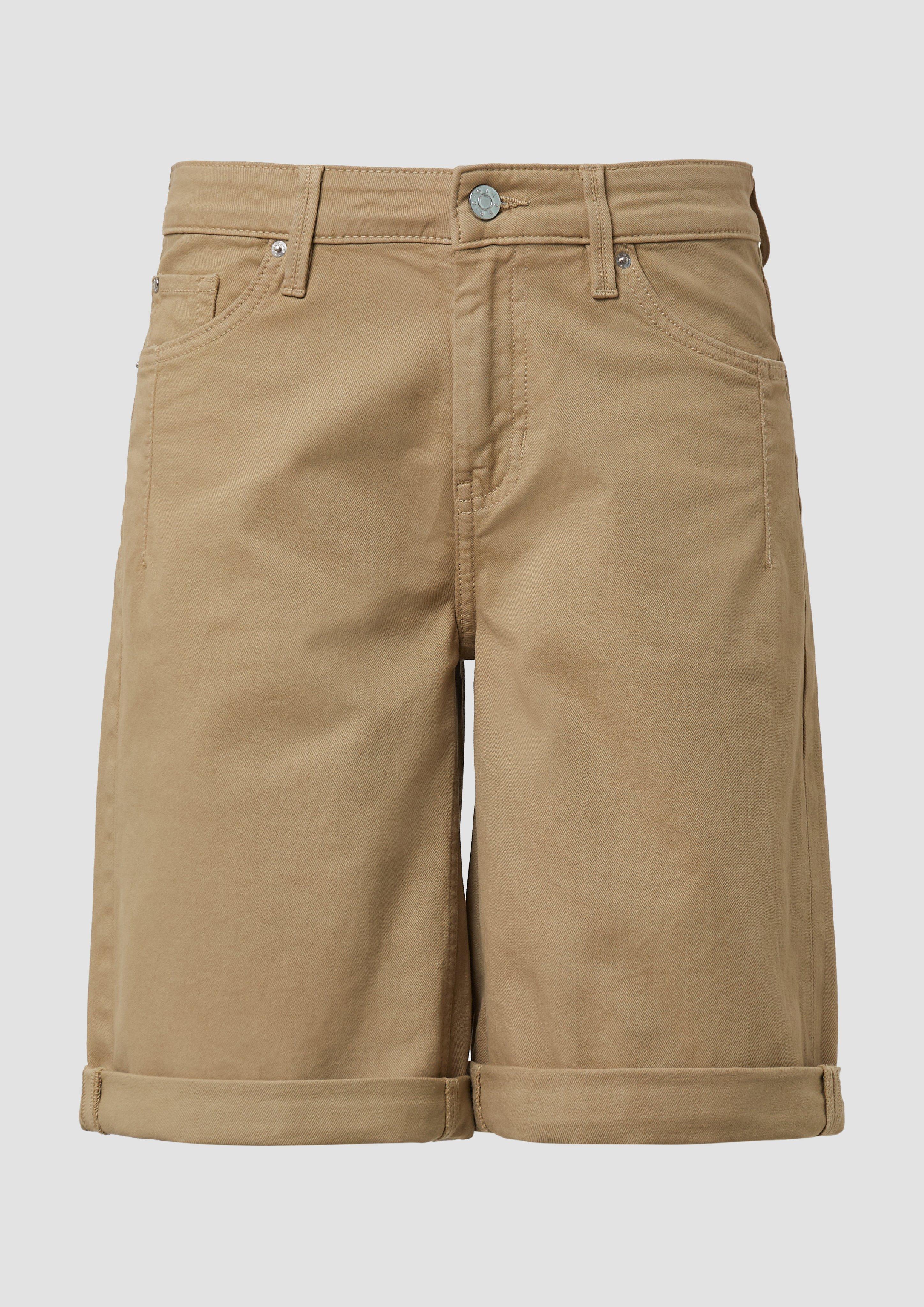 Thumbnail - s.Oliver - Jeans-Bermuda Karolin / Straight Fit / Mid Rise / Straight Leg, Damen, braun