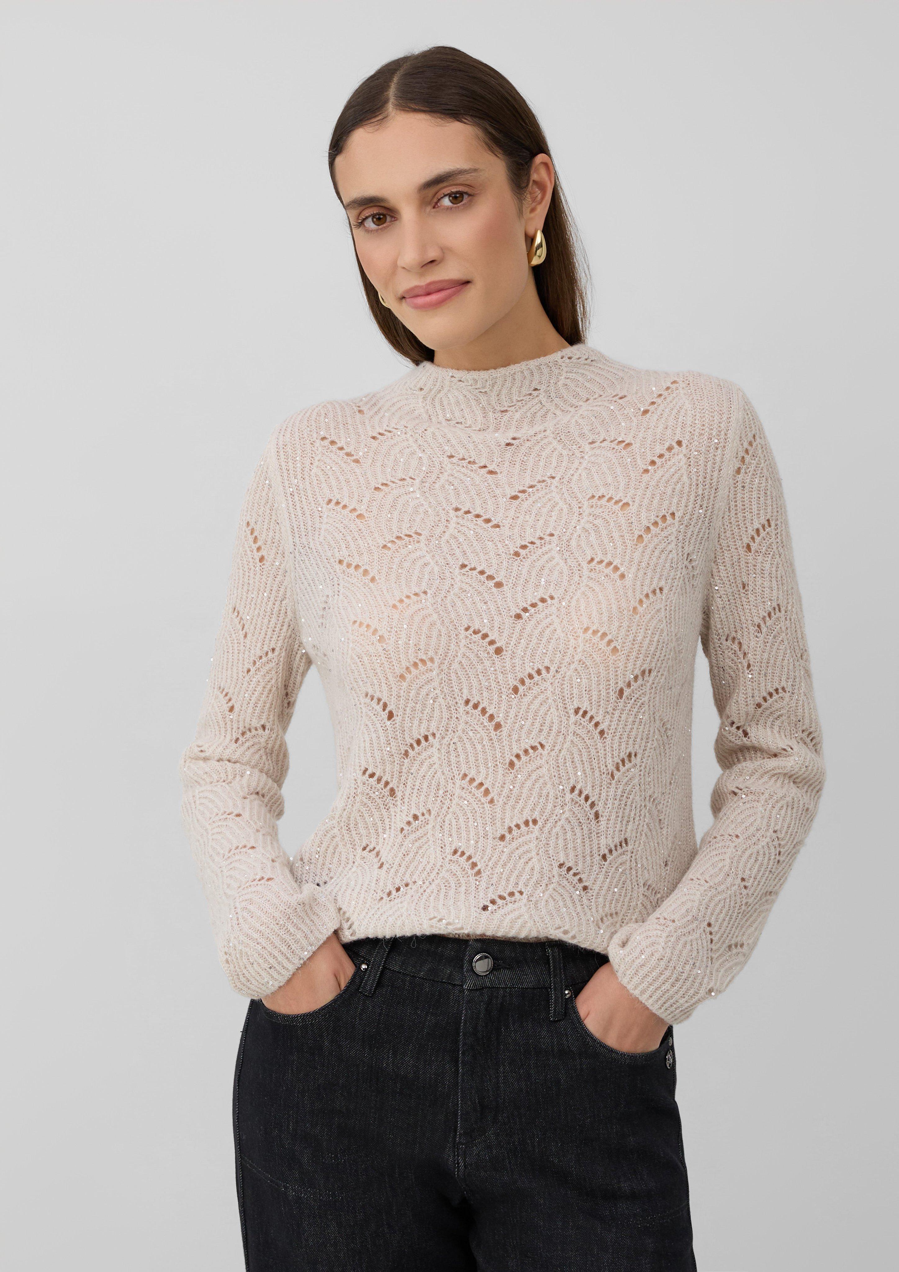 Knitted pullover in 93X5