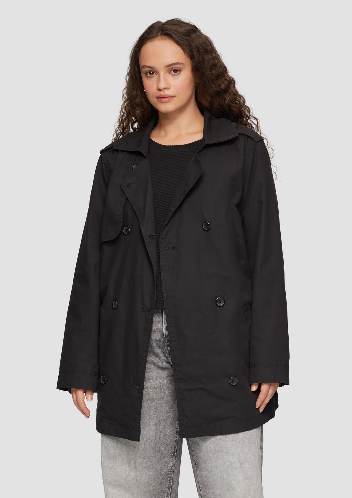 Full Sleeves Trench Coat With Belt main image 0