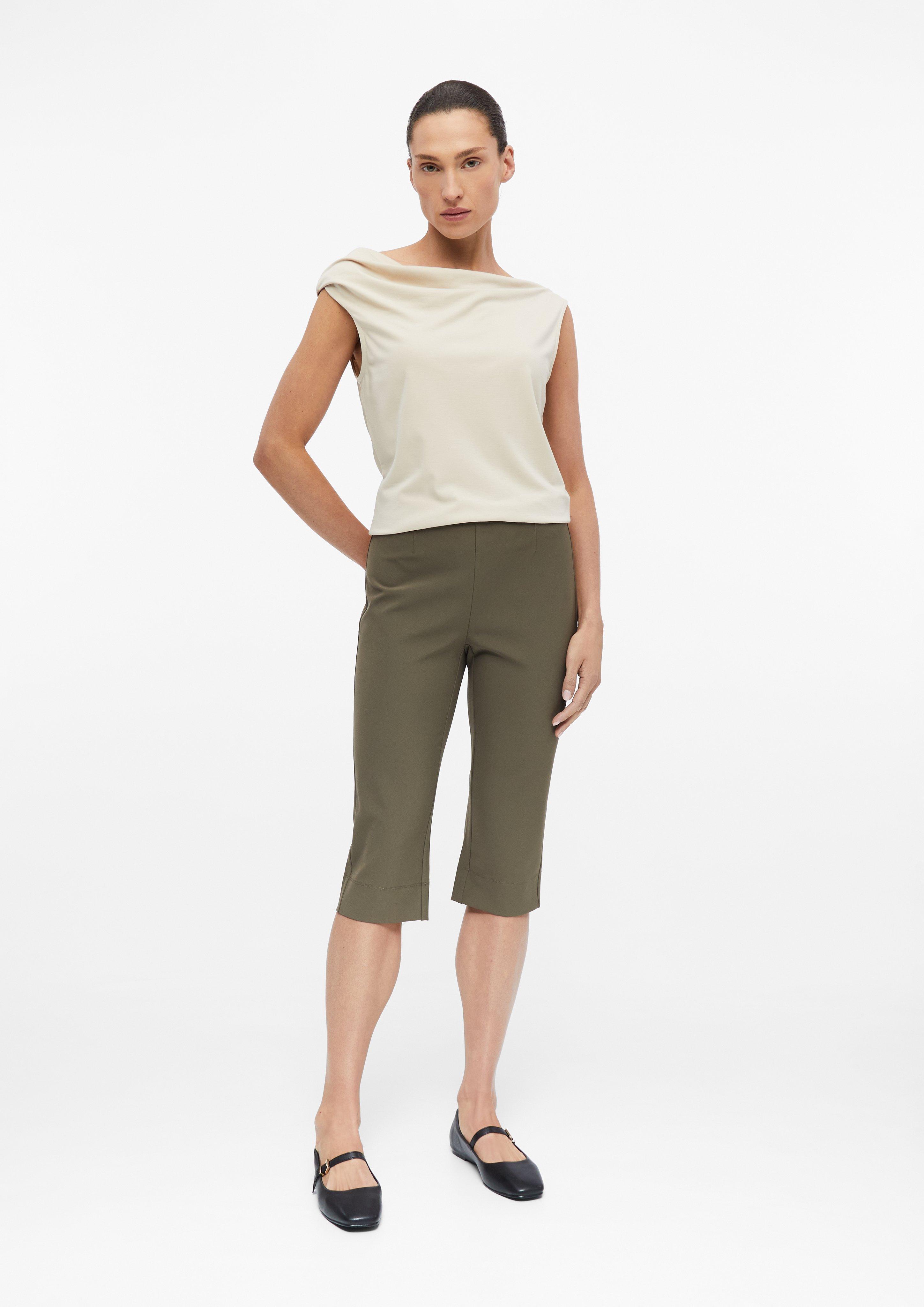 Capri-Hose im Skinny Fit mit Schlitz en  de COMMA