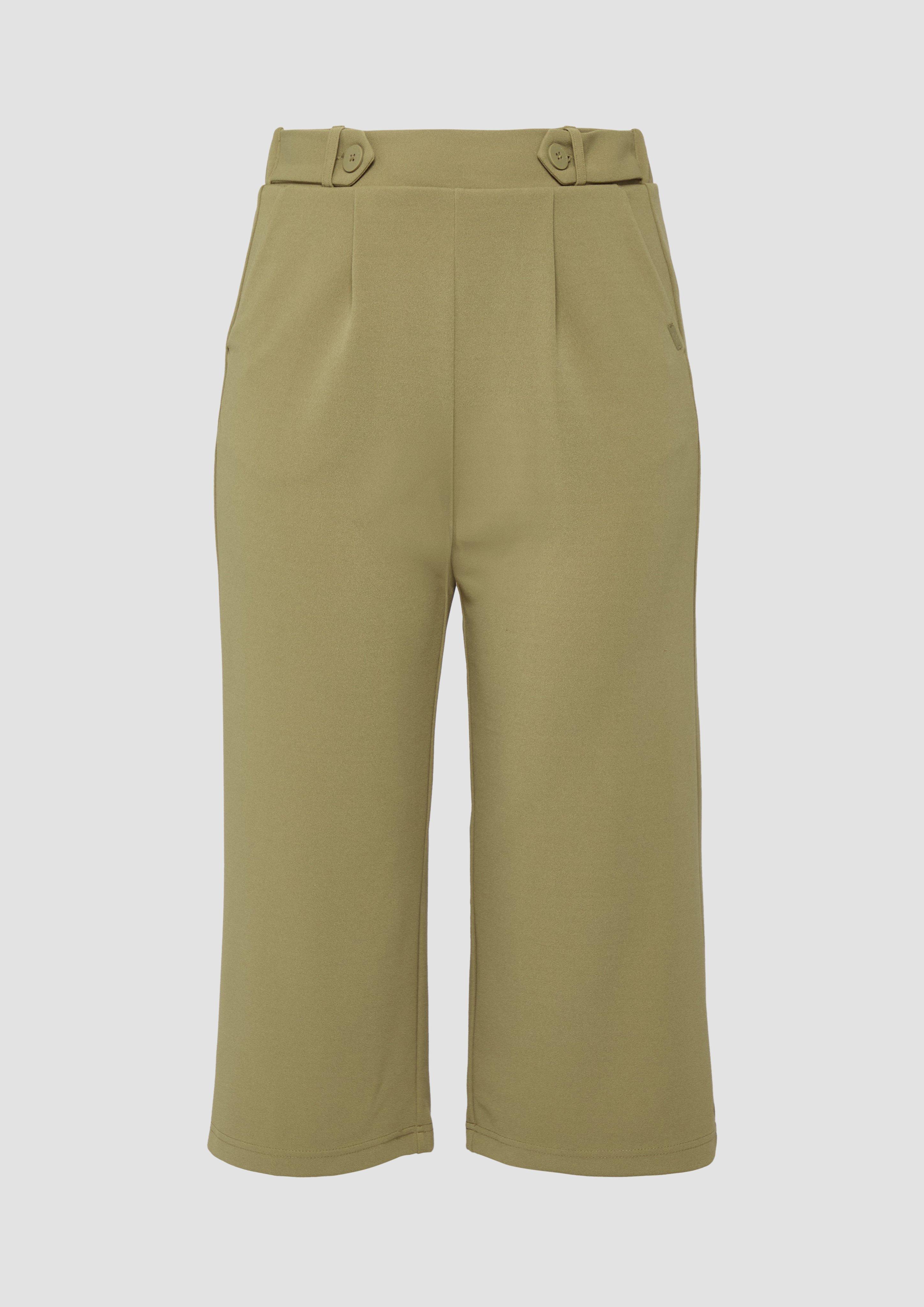 QS - Culotte aus Interlockjersey, Damen, Grün