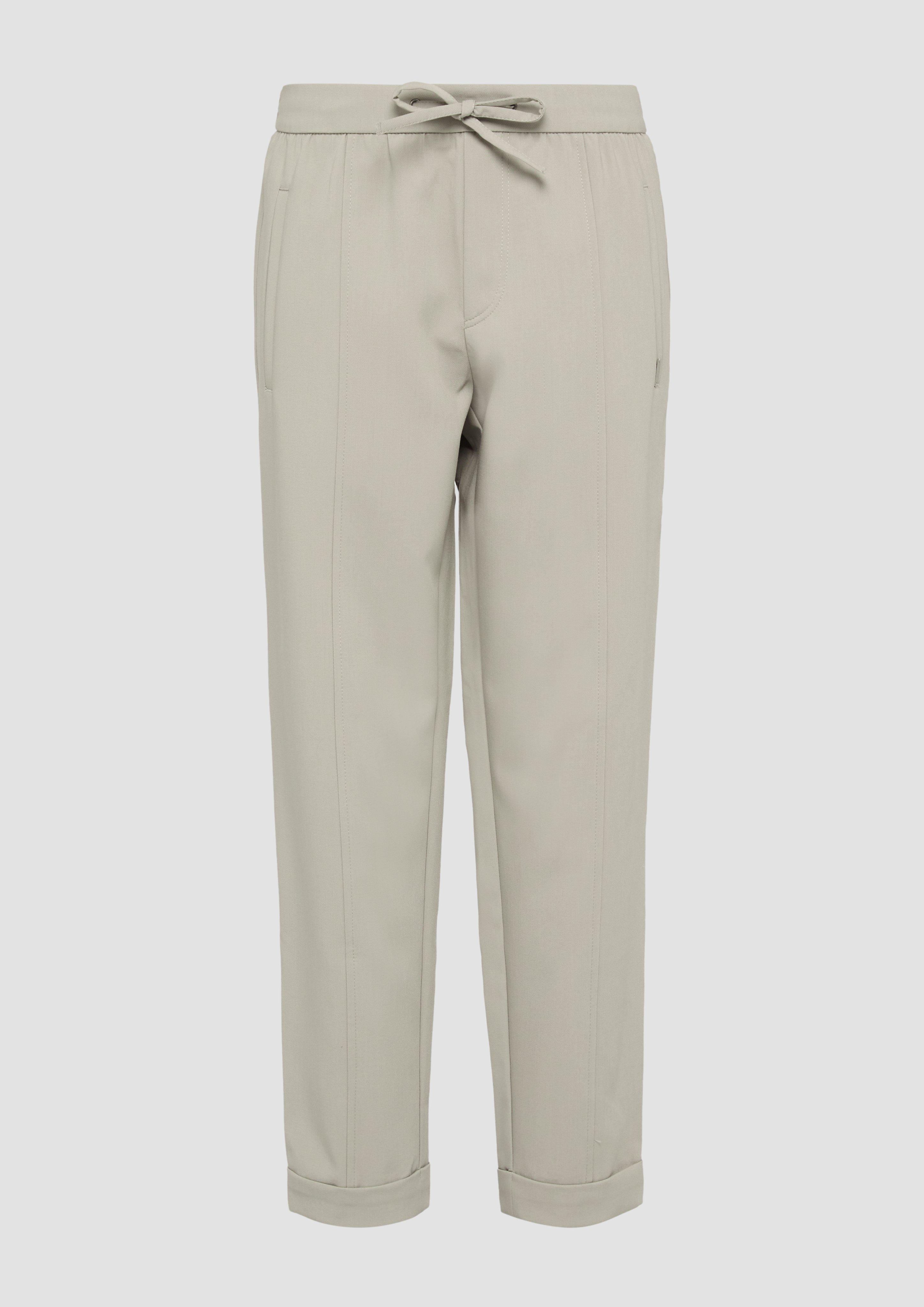 QS - Elegante Jogpants, Damen, schwarz