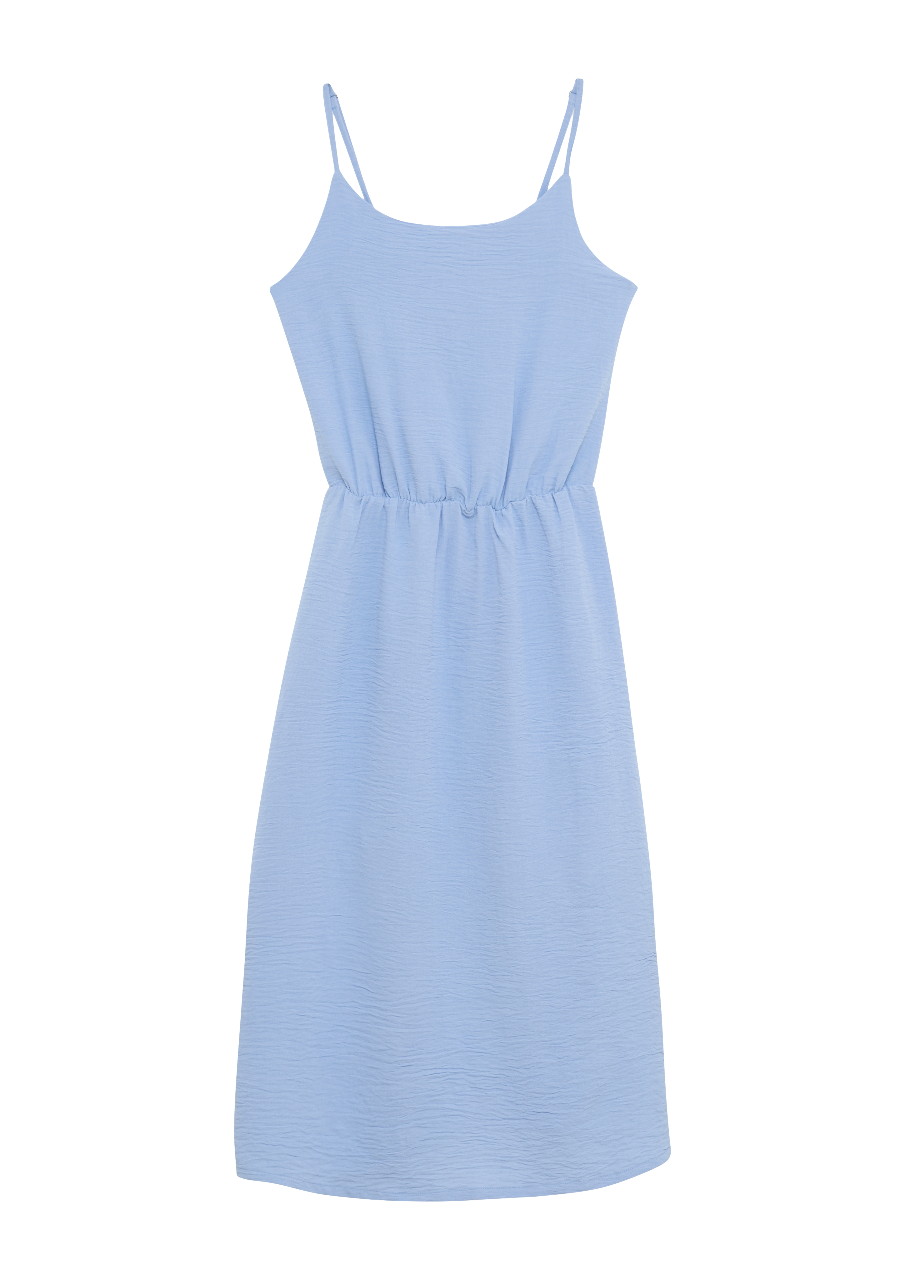 s.Oliver - Gefüttertes Crêpe-Kleid mit Spaghettiträgern, Mädchen, blau