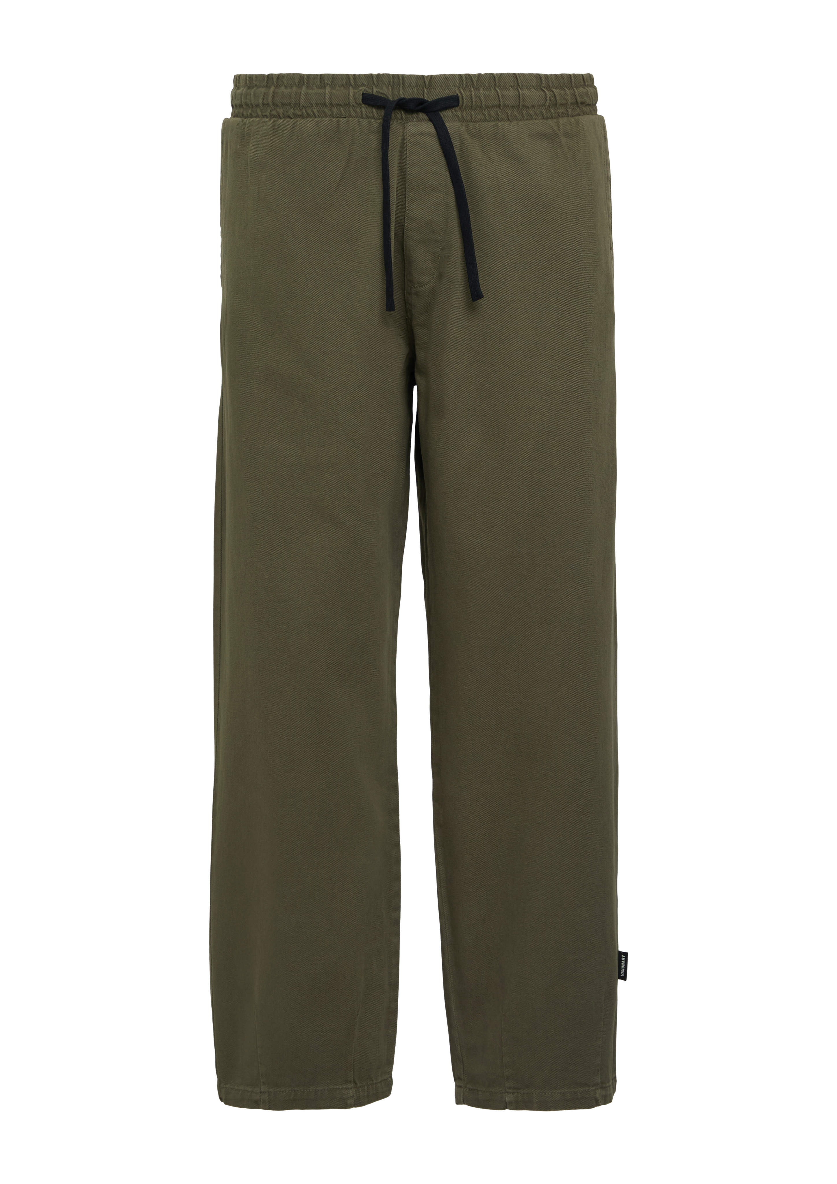 Gewassen joggers van zware twill