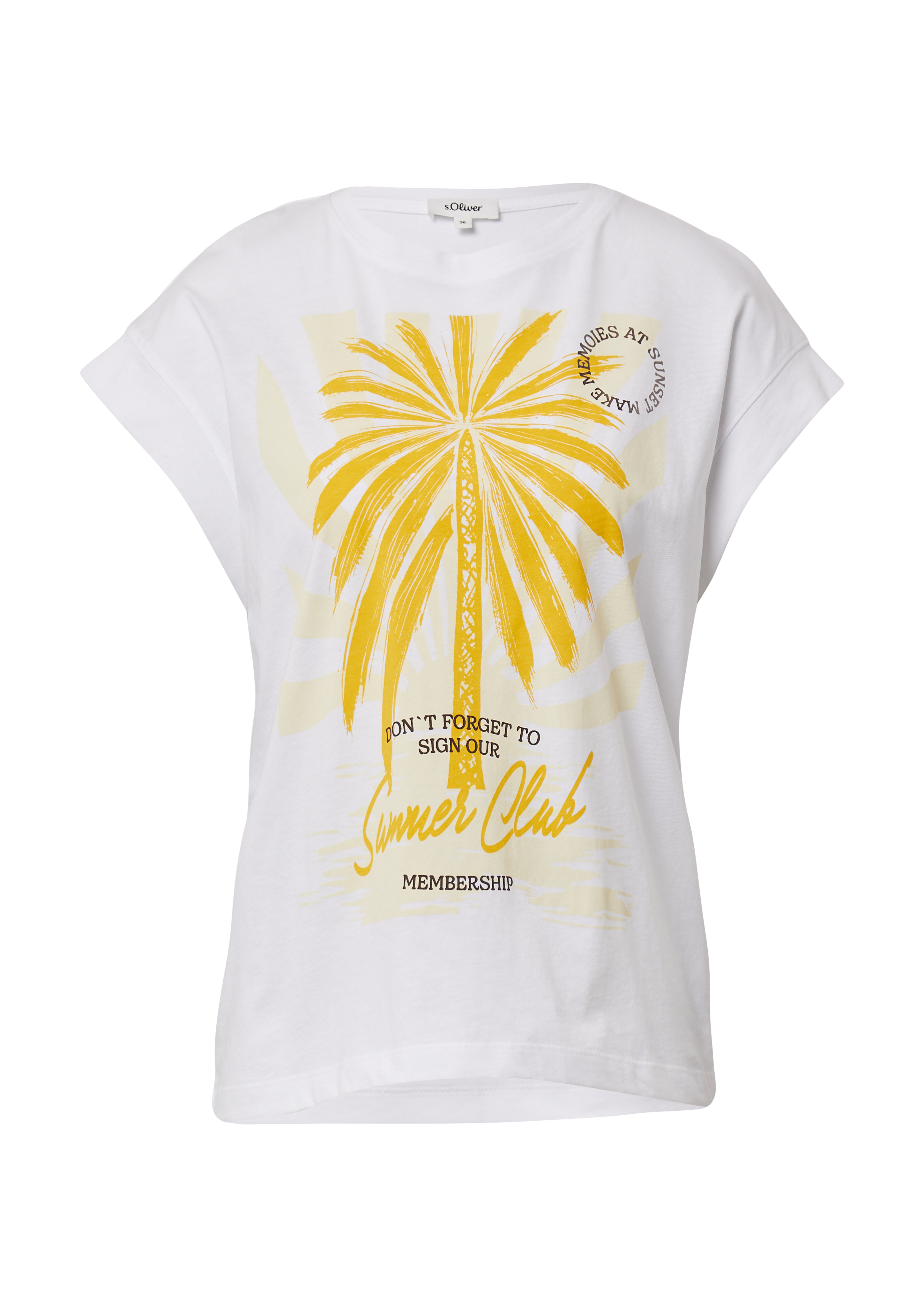 s.Oliver T-Shirt im Relaxed Fit mit Folienprint 2166264.01D0.44