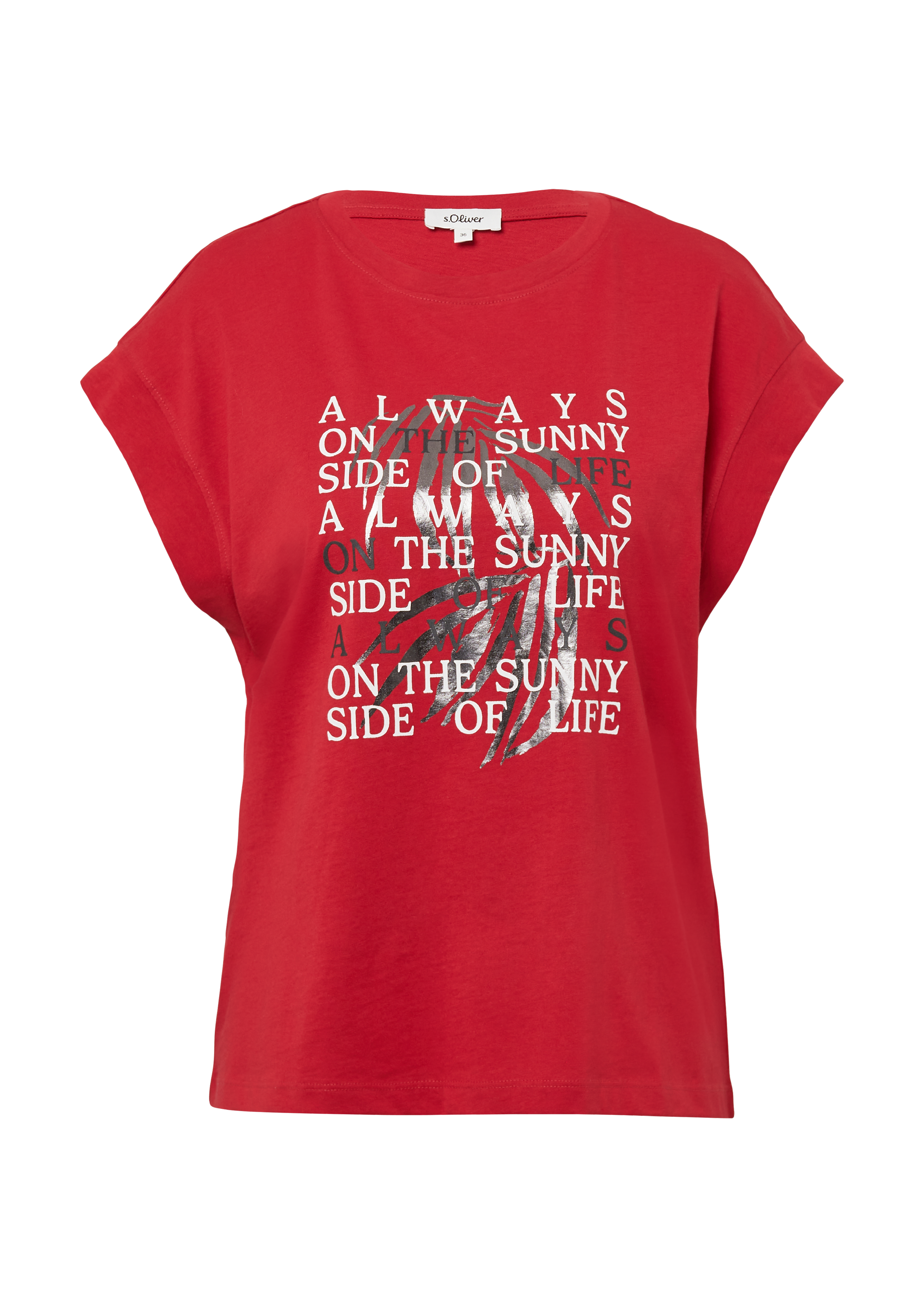 s.Oliver T-Shirt im Relaxed Fit mit Folienprint 2166264.35D1.32