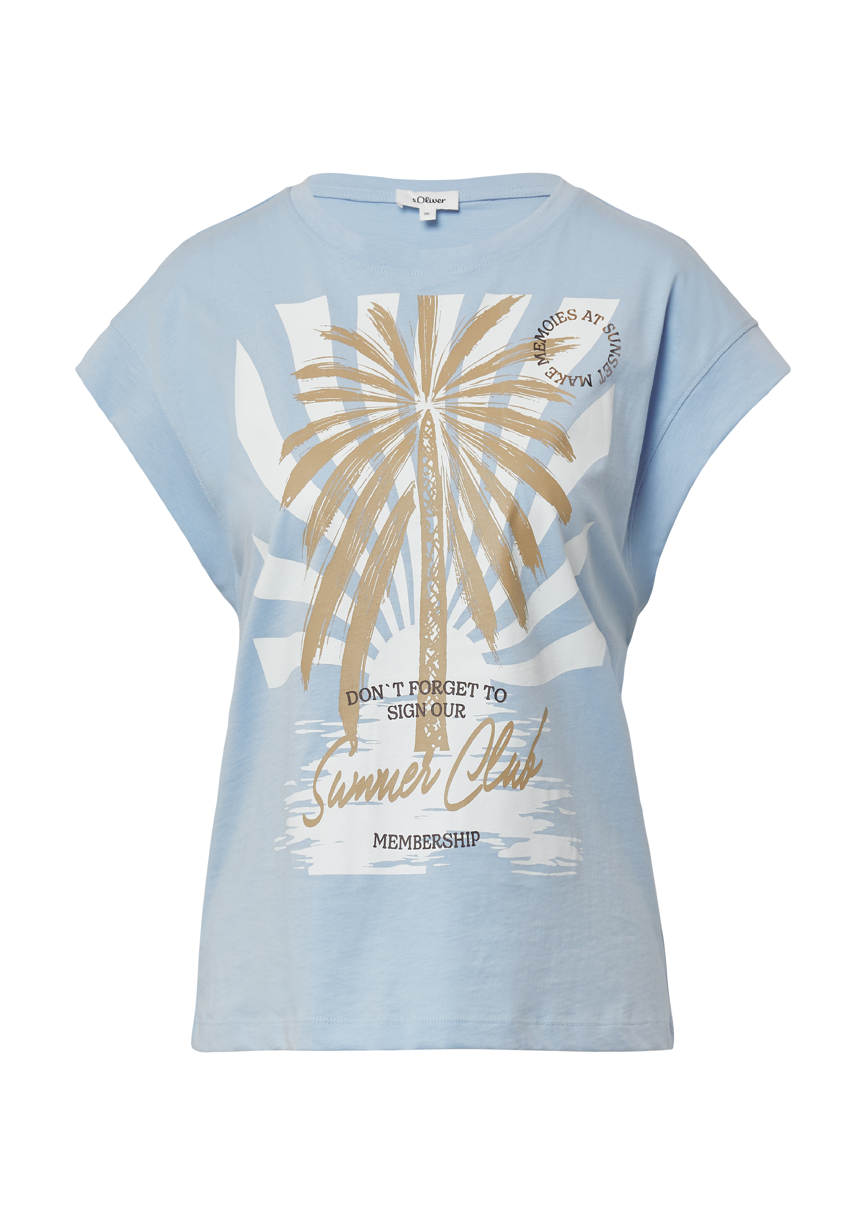 s.Oliver T-Shirt im Relaxed Fit mit Folienprint 2166264.50D0.38