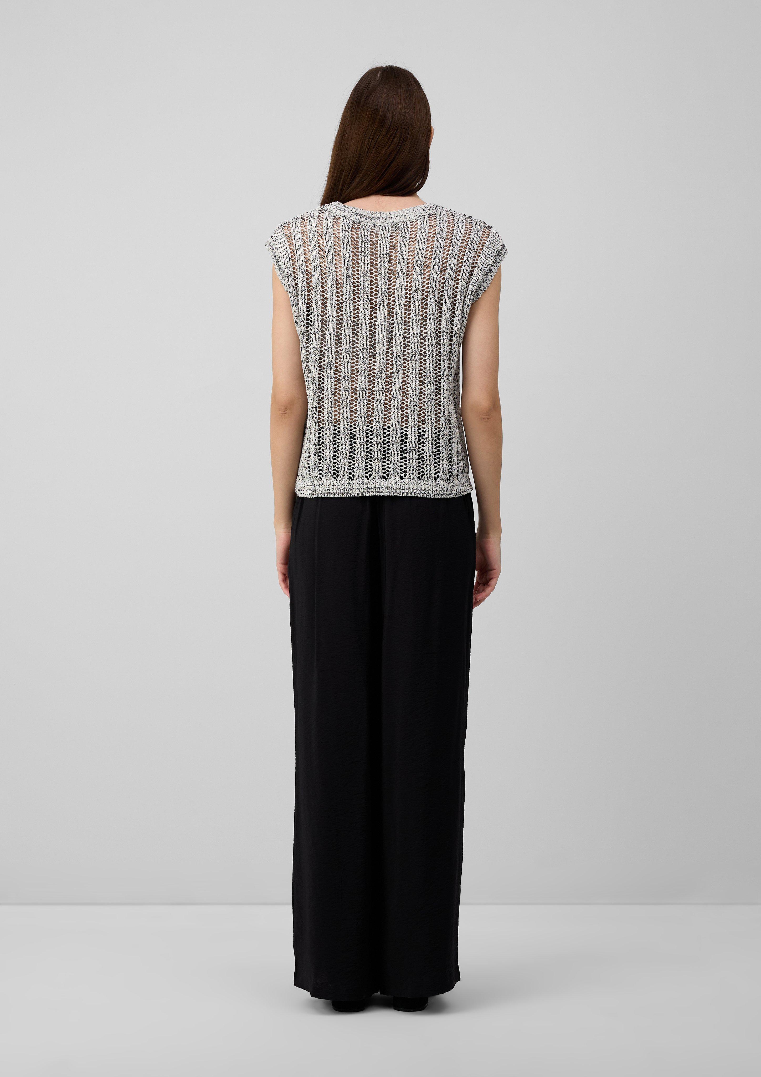 Pleteni brezrokavnik in 02X3