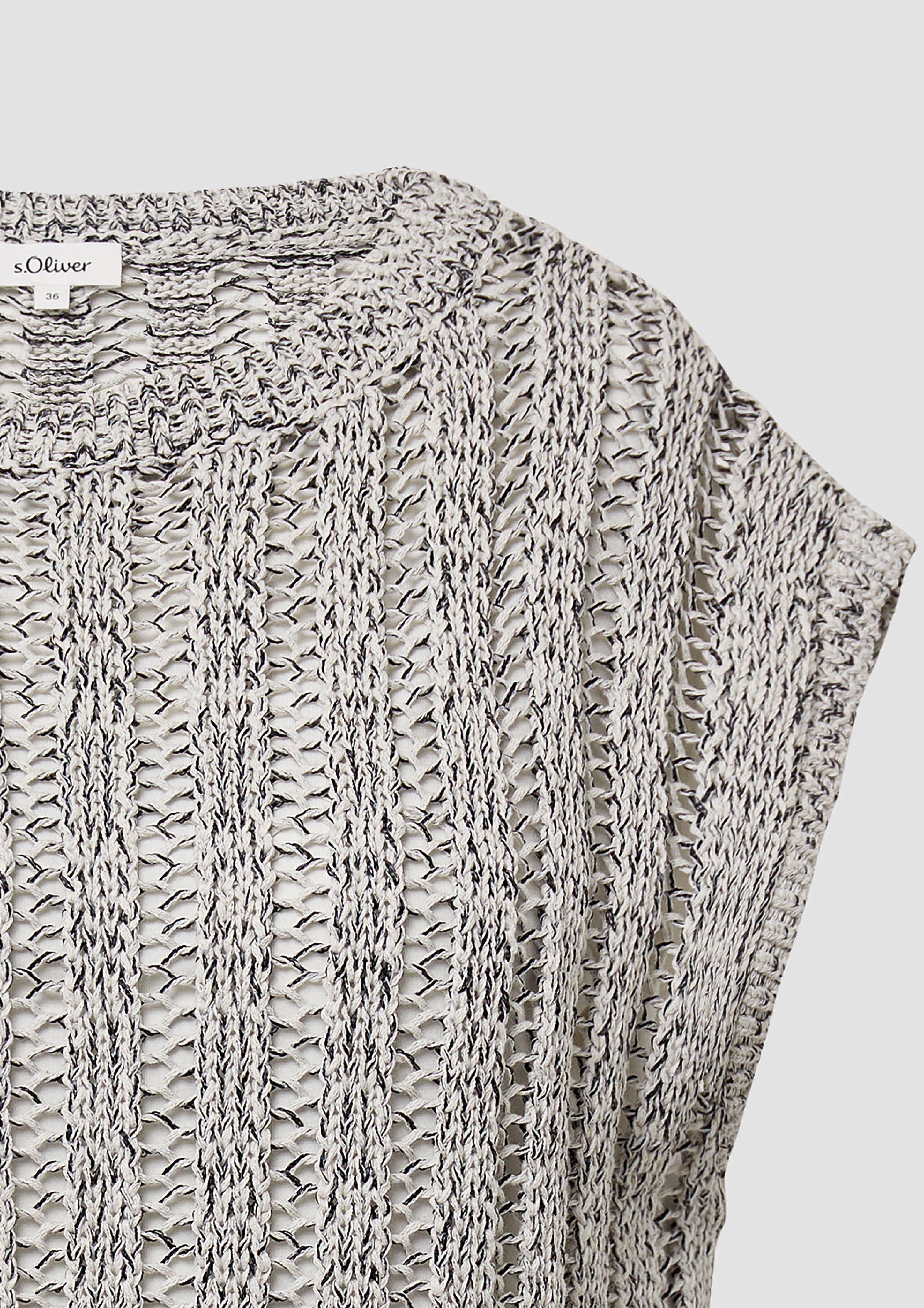 Pleteni brezrokavnik in 02X3