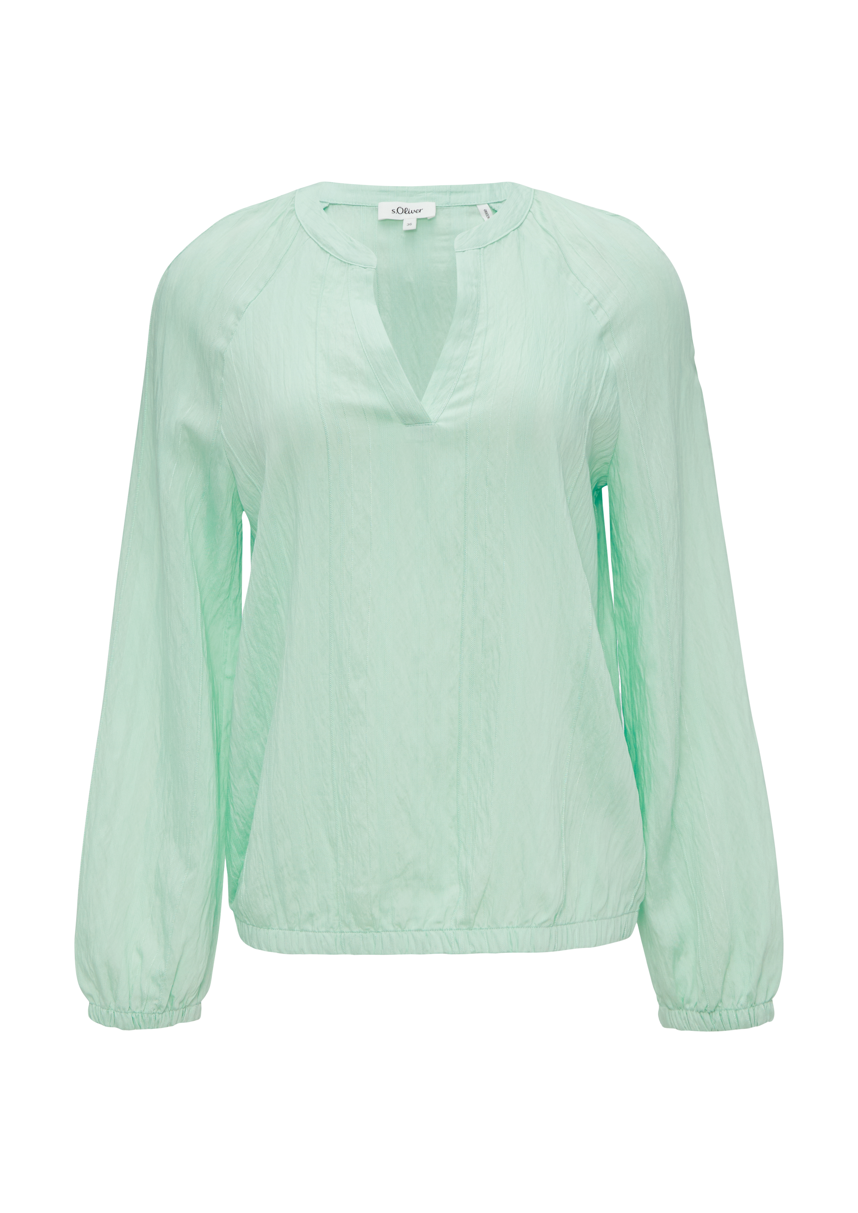 Blouse met gestructureerde strepen