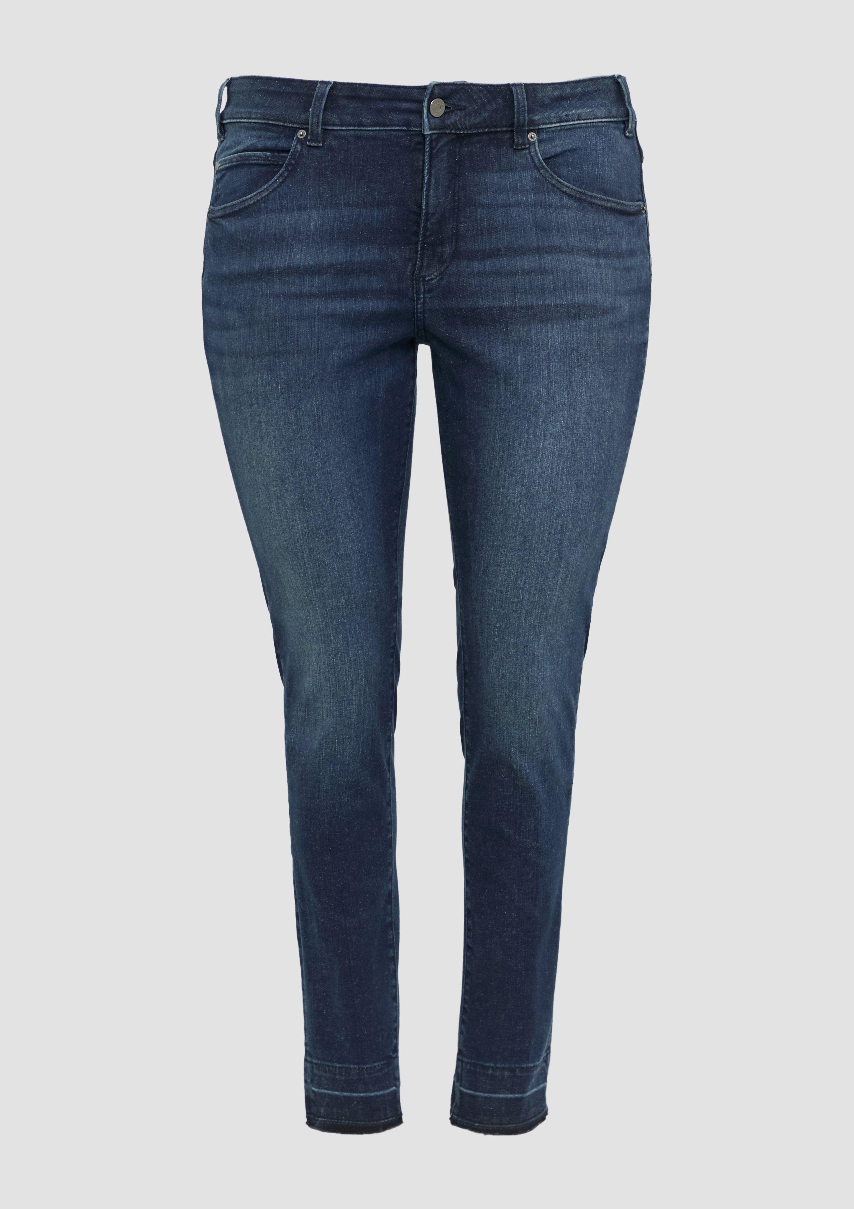 s.Oliver - Jeans / Skinny Fit / Mid Rise / Skinny Leg, Damen, blau