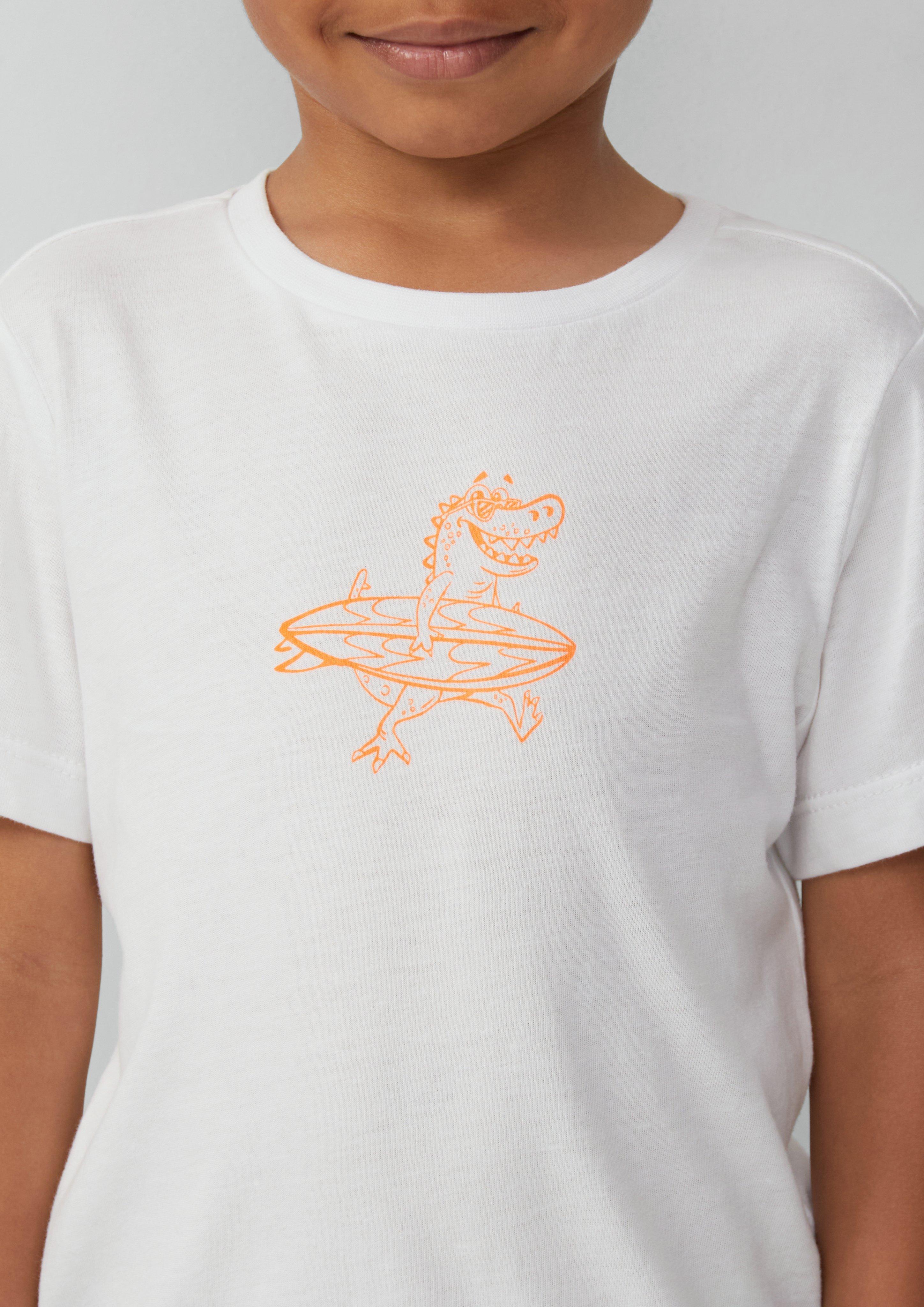 T-shirt in 0100, 5730 & 0067