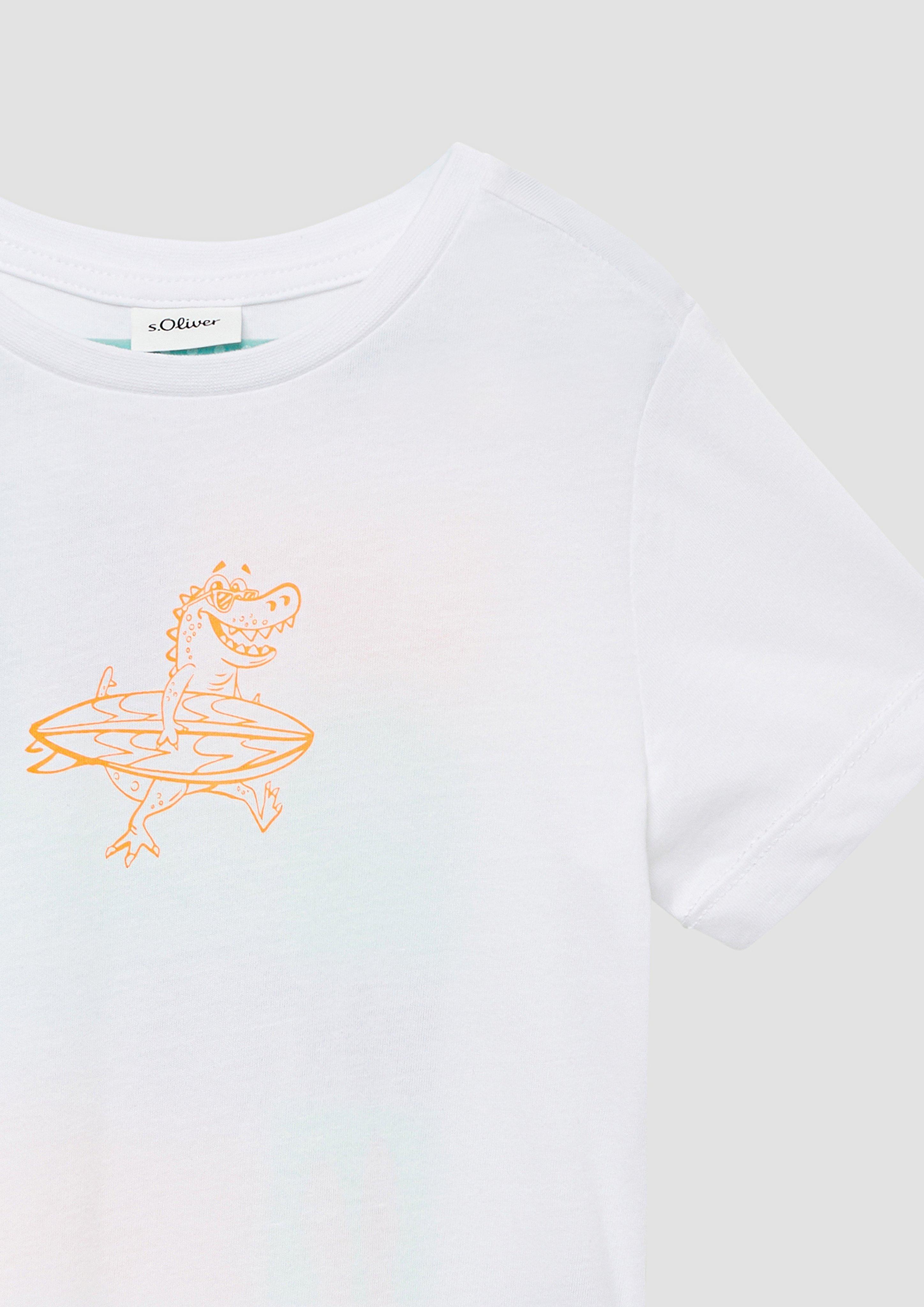 T-shirt in 0100, 5730 & 0067