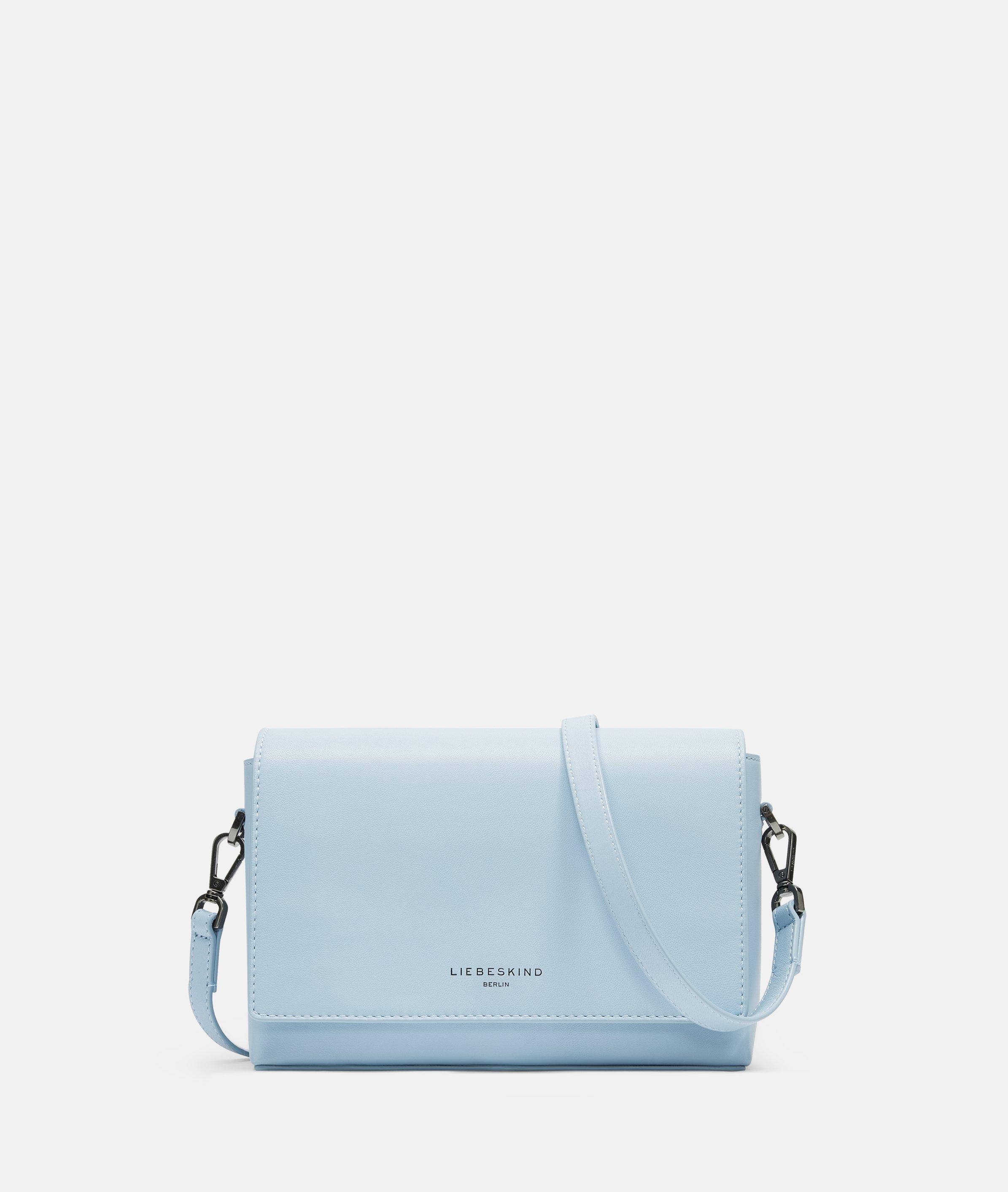 Liebeskind Berlin - Mittelgroße Crossbody Bag aus Schafsleder -  blau