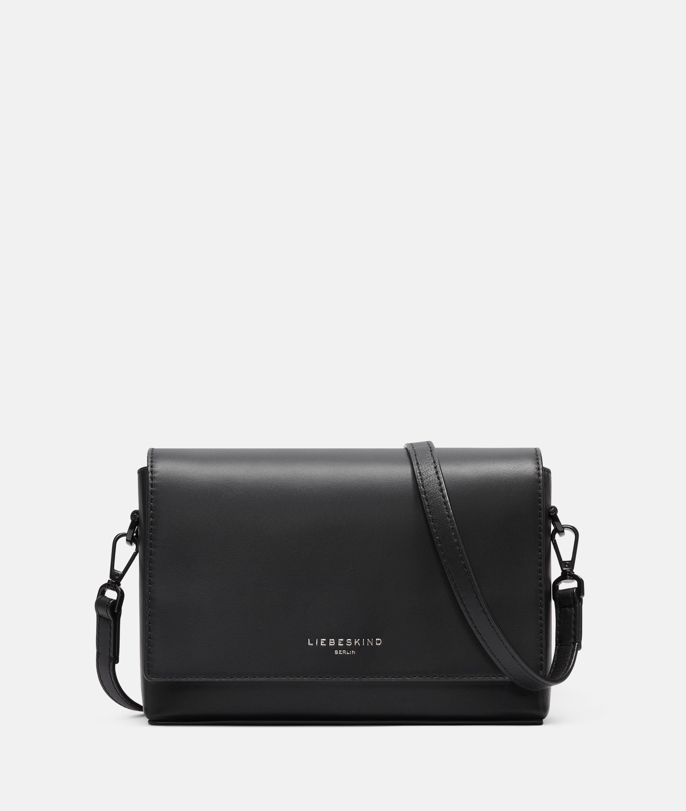 Liebeskind Berlin - Mittelgroße Crossbody Bag aus Schafsleder -  schwarz