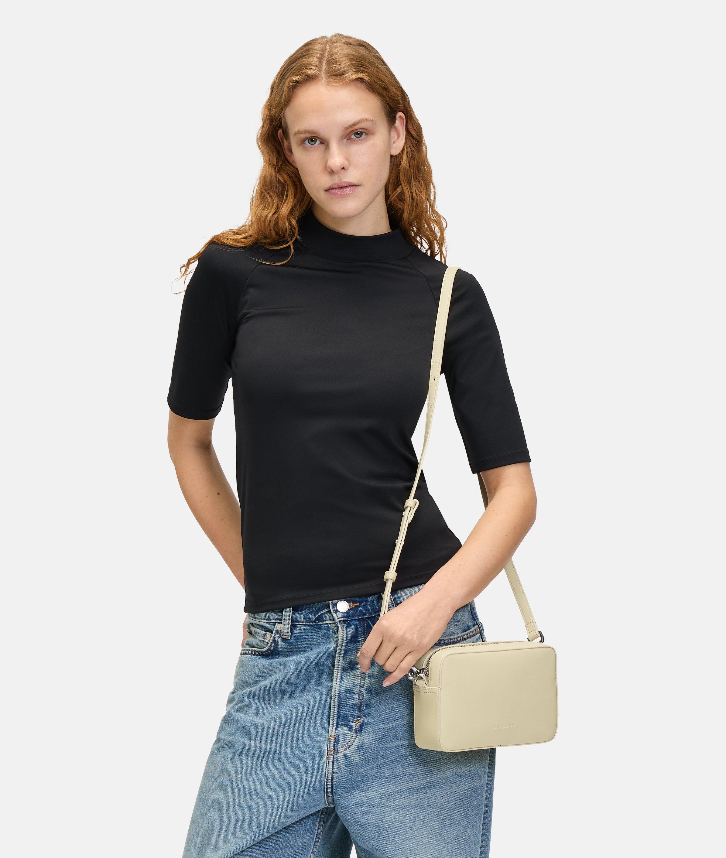 Hilla Camera Bag S in yellow, grey, green, black & blue