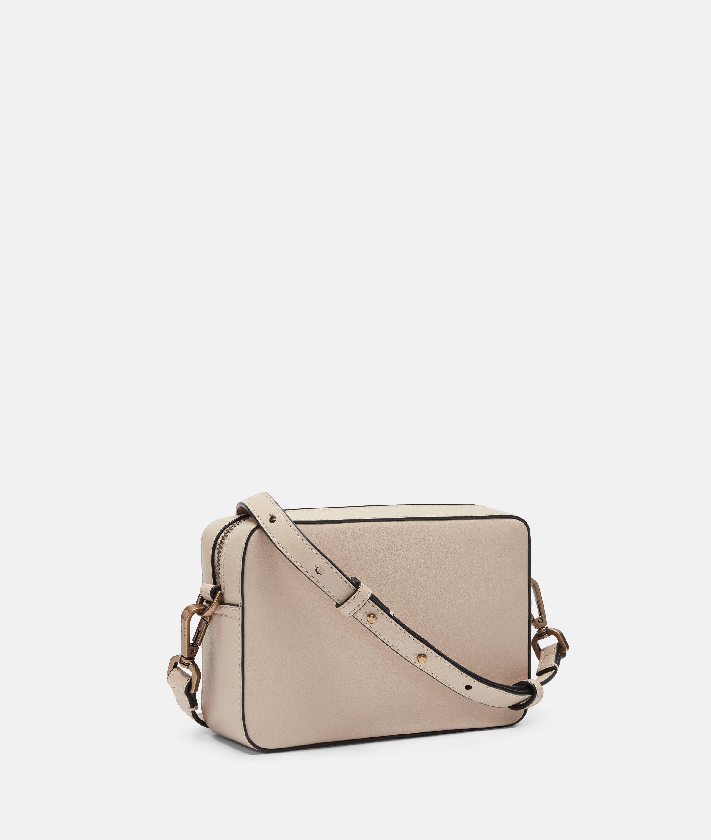 Thumbnail - Liebeskind Berlin - Kleine Camera Bag aus Schafsleder -  Beige
