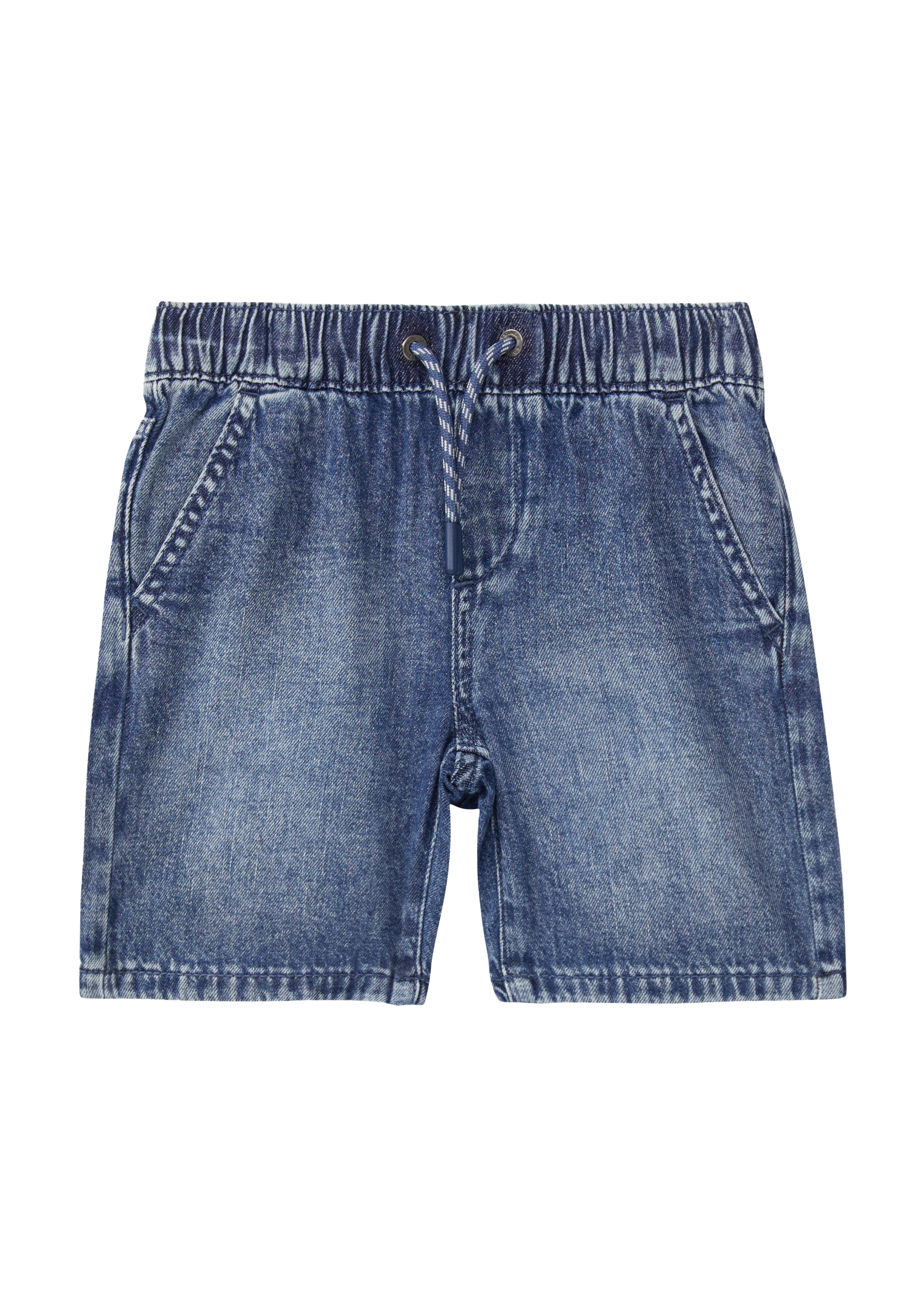 s.Oliver - Jeans-Bermuda Pelle / Regular Fit / Mid Rise / Elastikbund, Kinder, blau