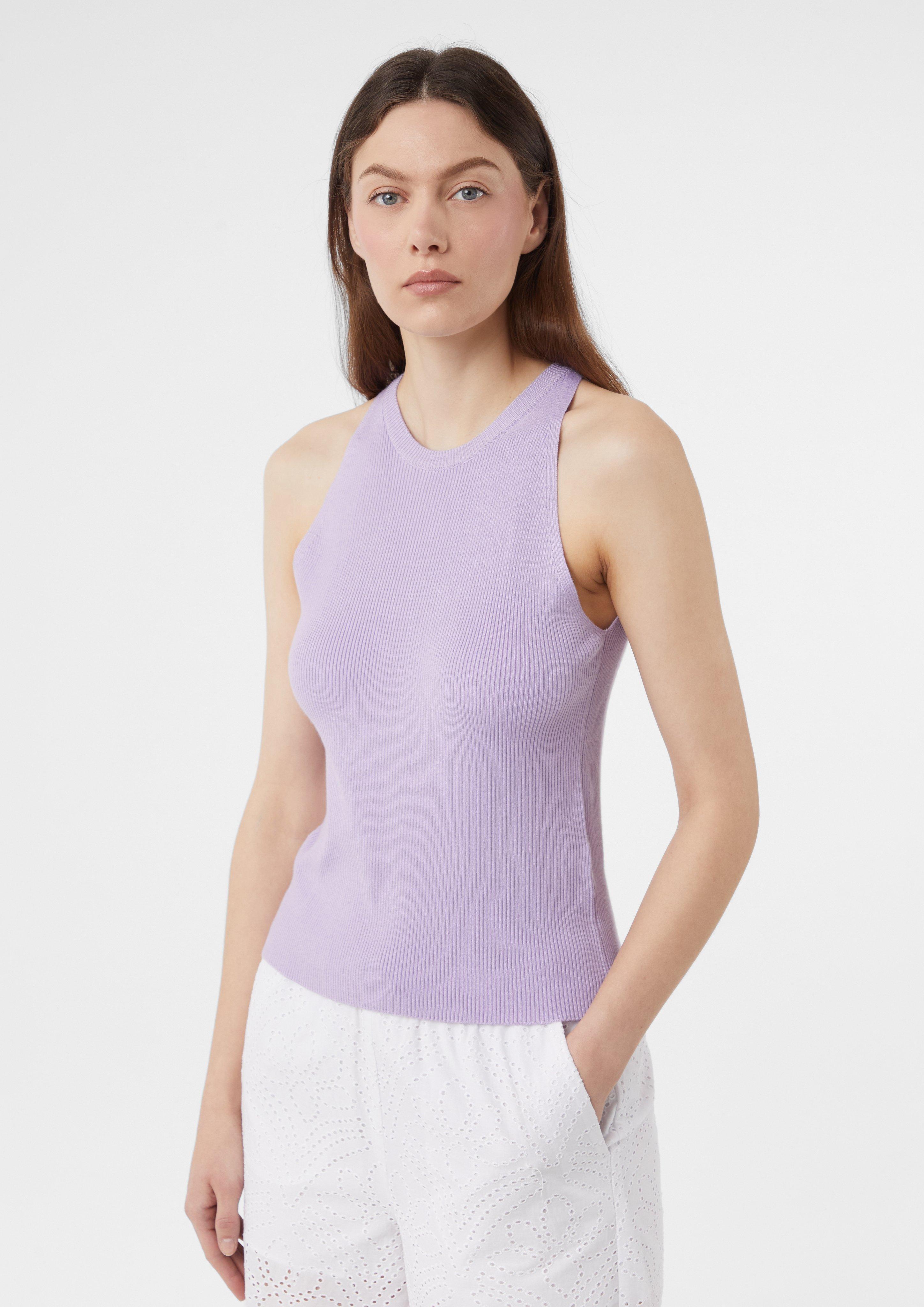 Knitted vest in 4818 & 0120