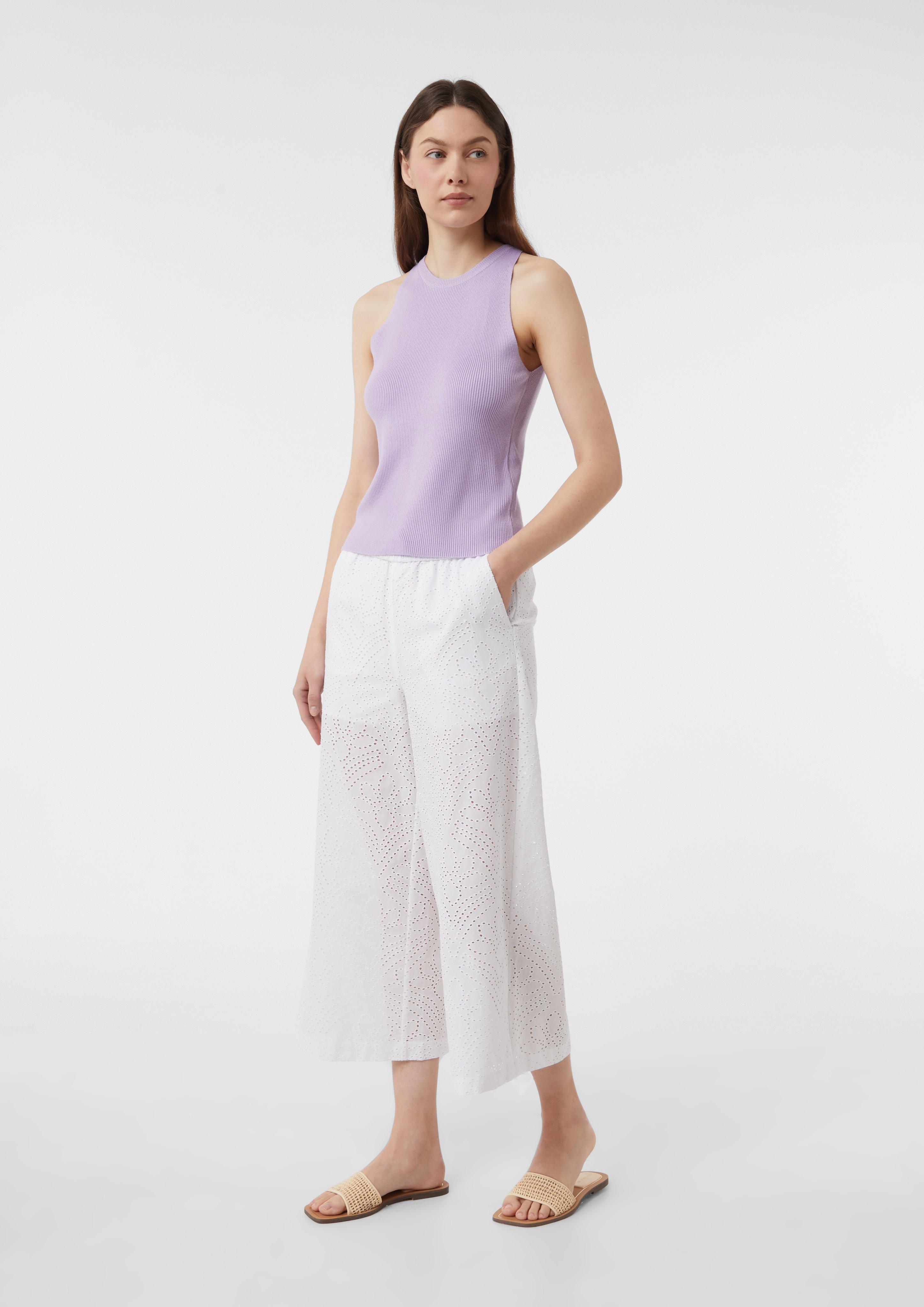 Knitted vest in 4818 & 0120