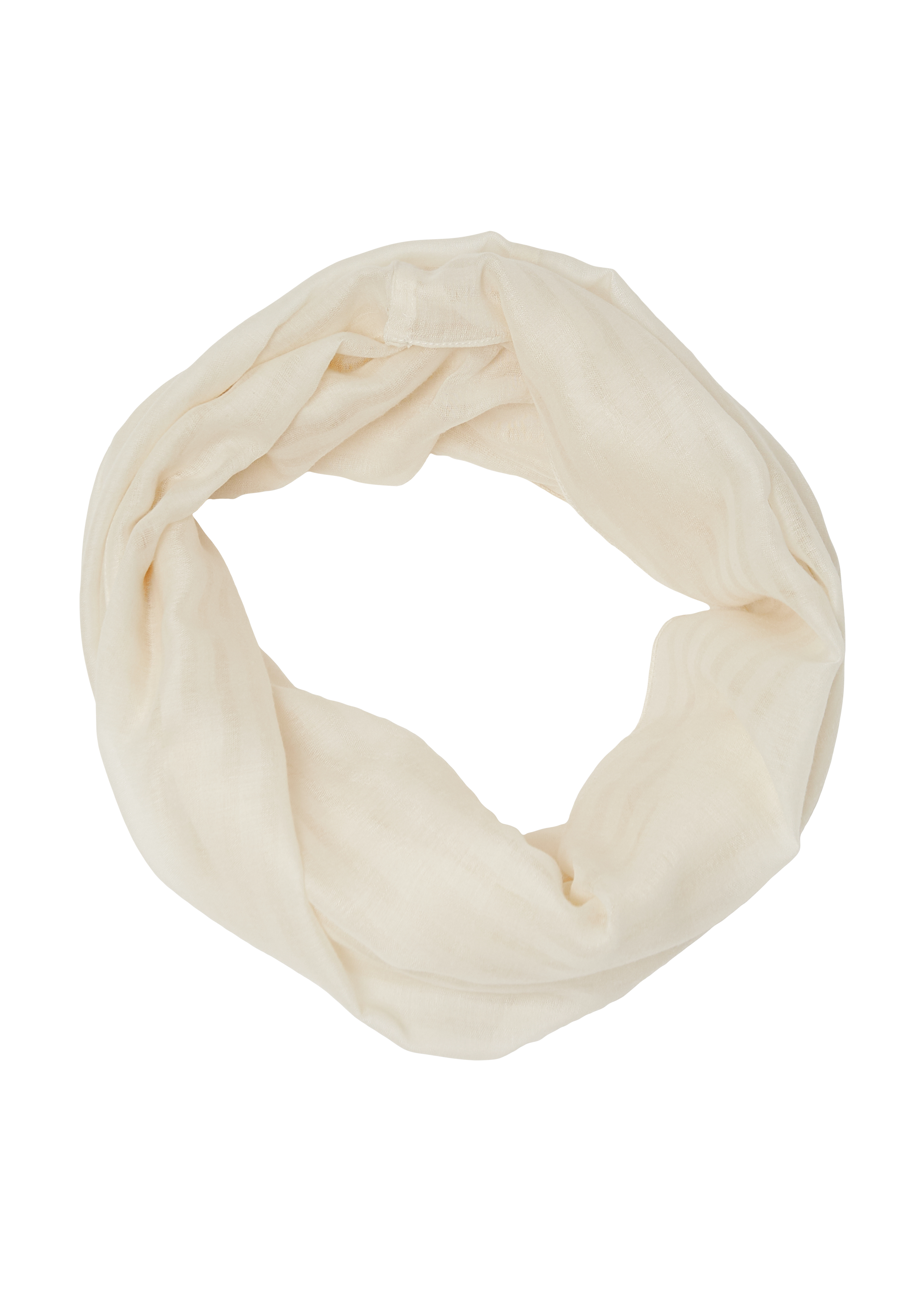 s.Oliver - Unifarbener Loop-Schal, Damen, Beige
