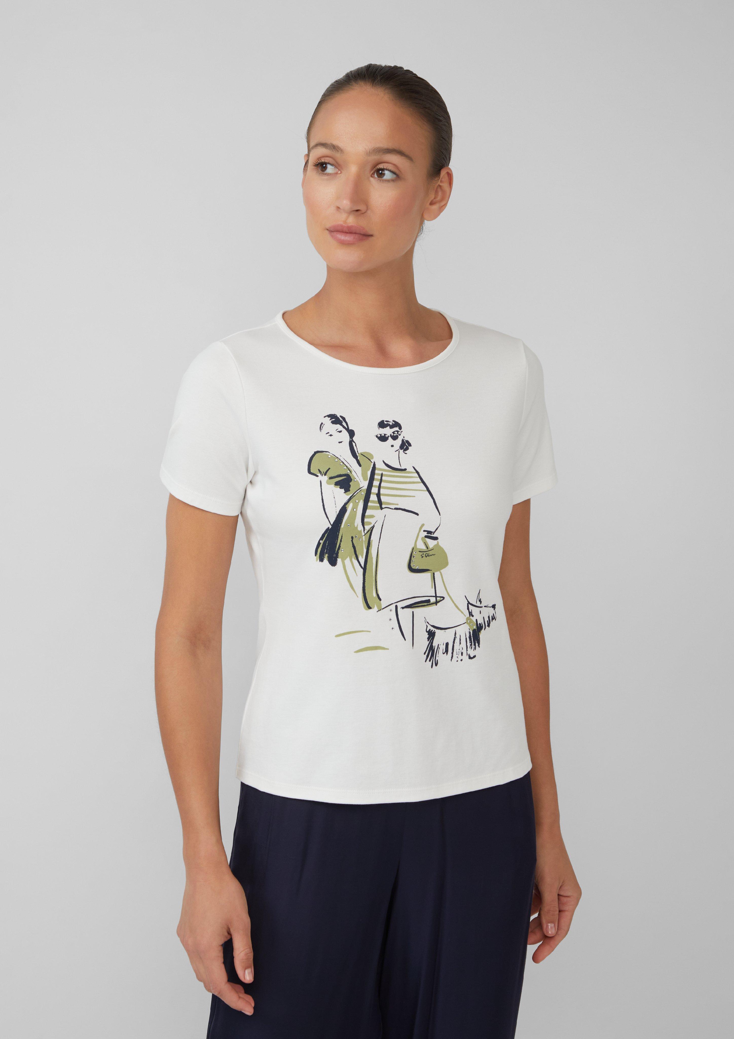 T-Shirt in 02D0 & 75D0