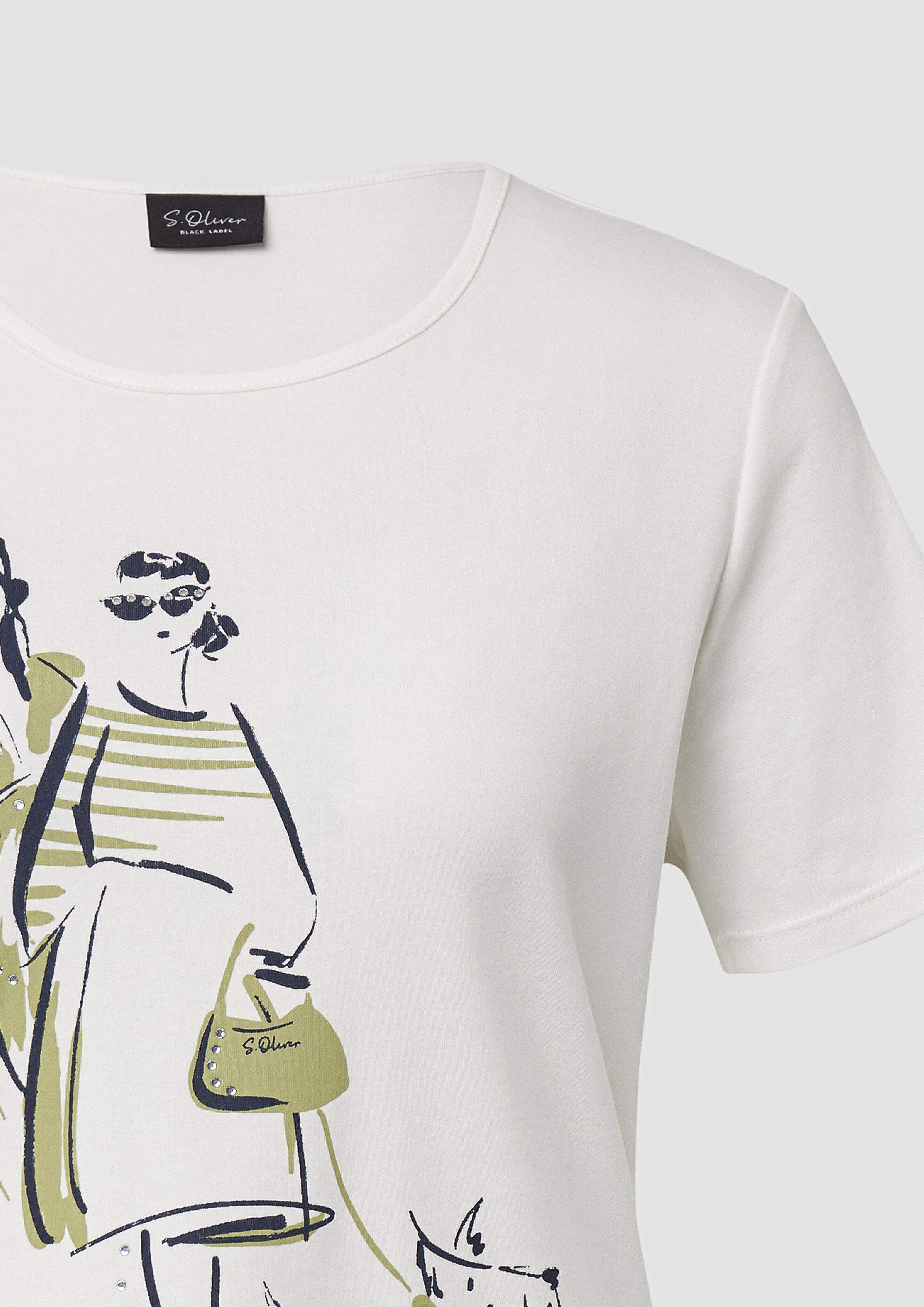 T-Shirt in 02D0 & 75D0