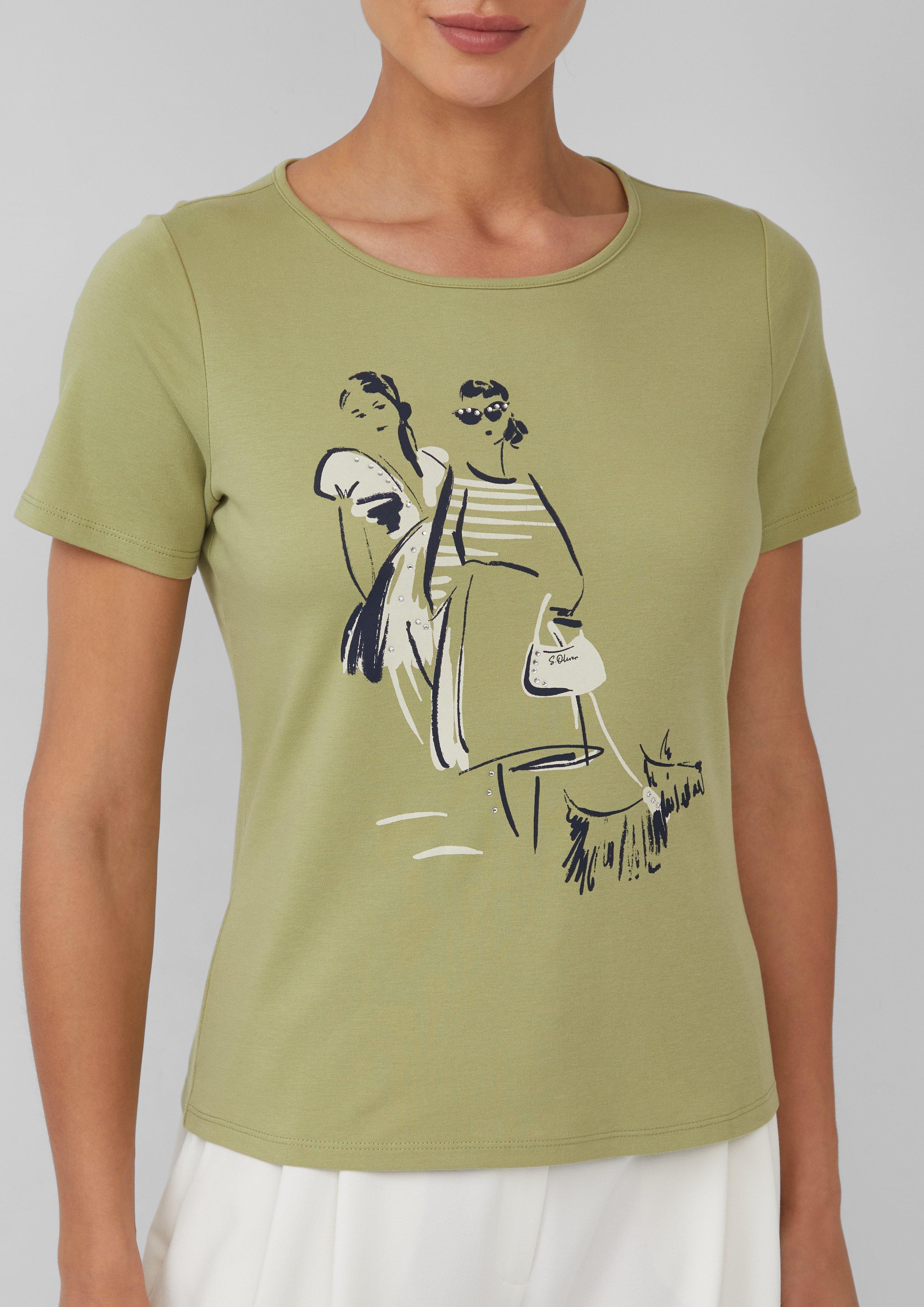 T-Shirt in 75D0 & 02D0