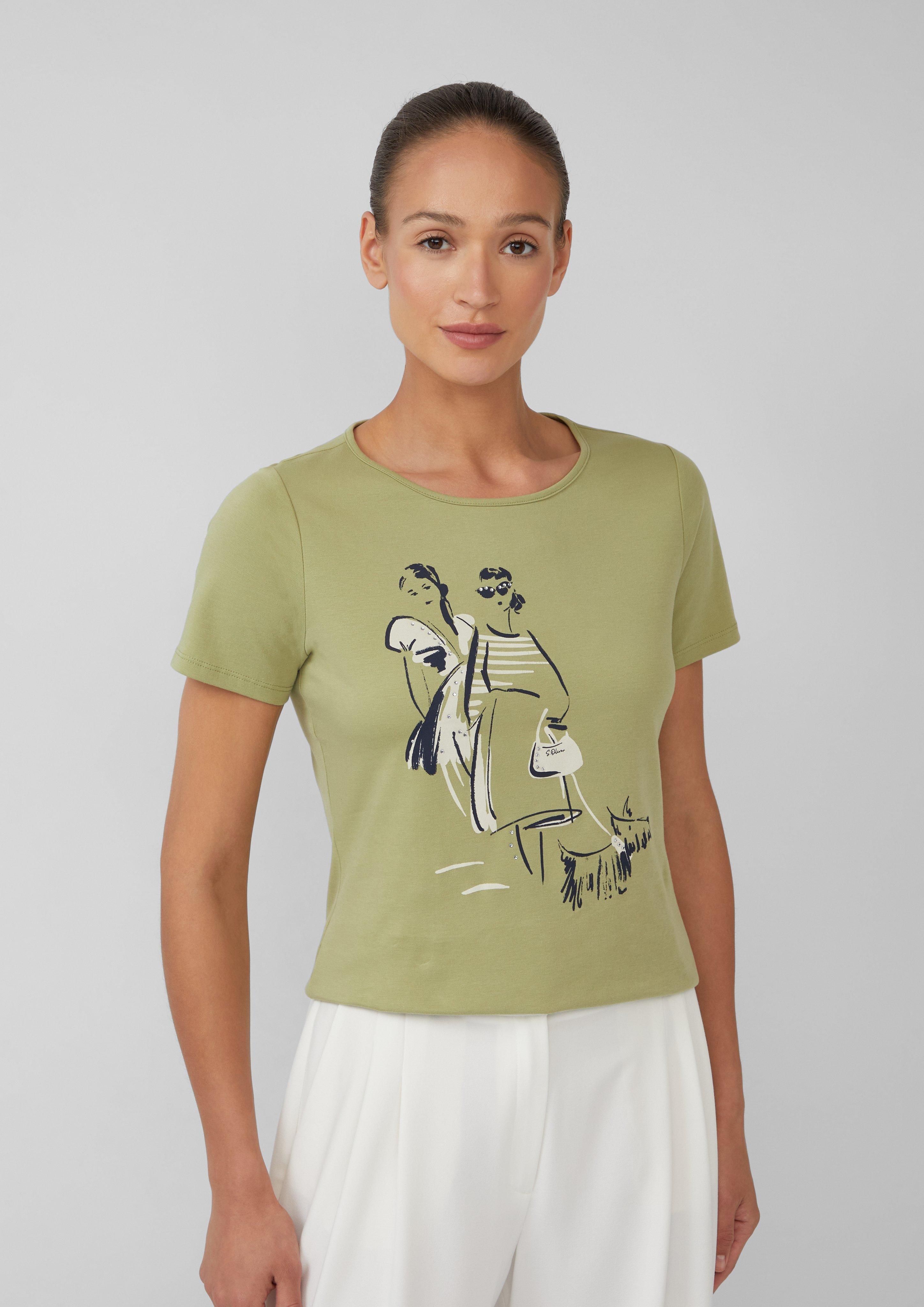 T-Shirt in 75D0 & 02D0