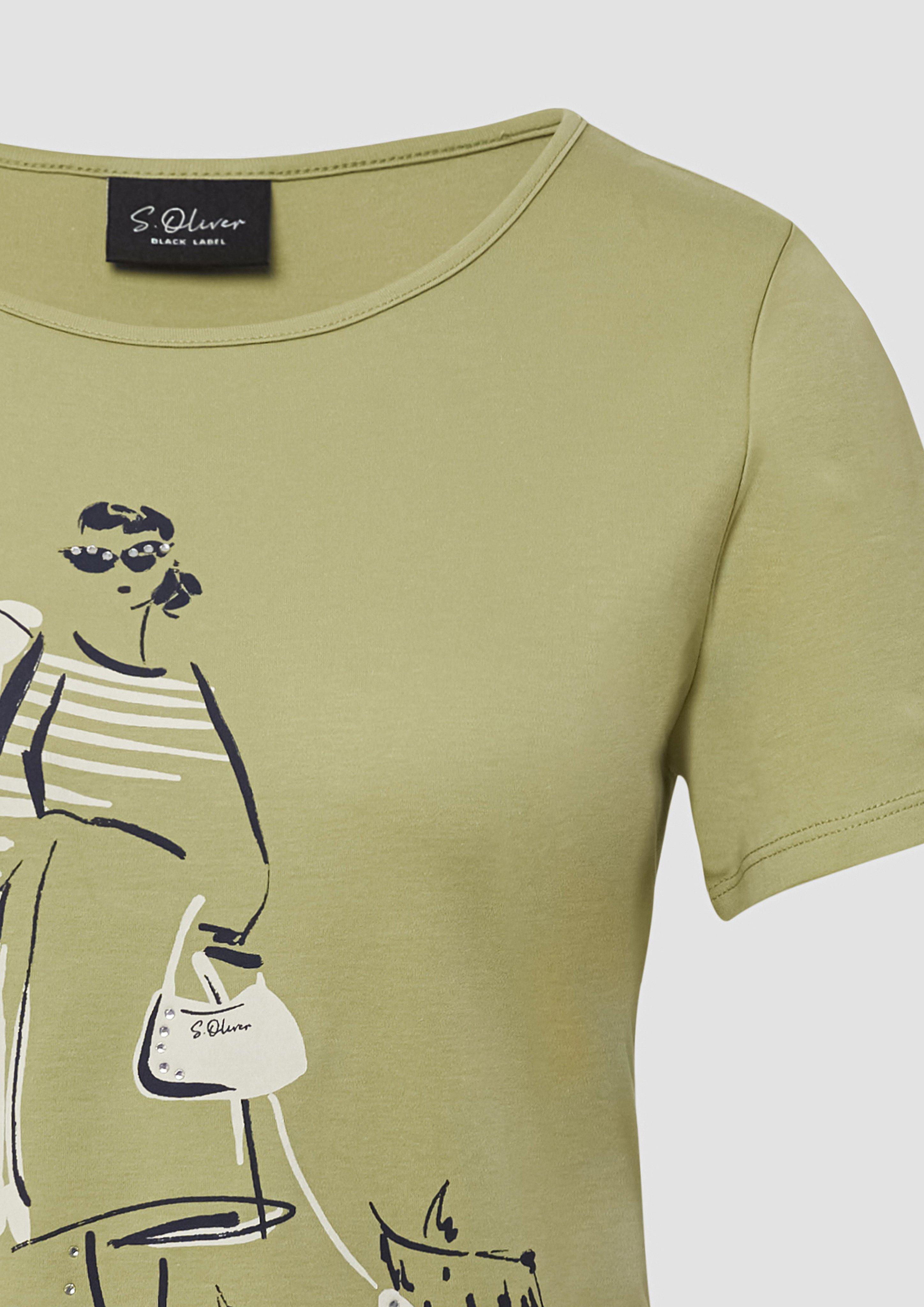 T-Shirt in 75D0 & 02D0