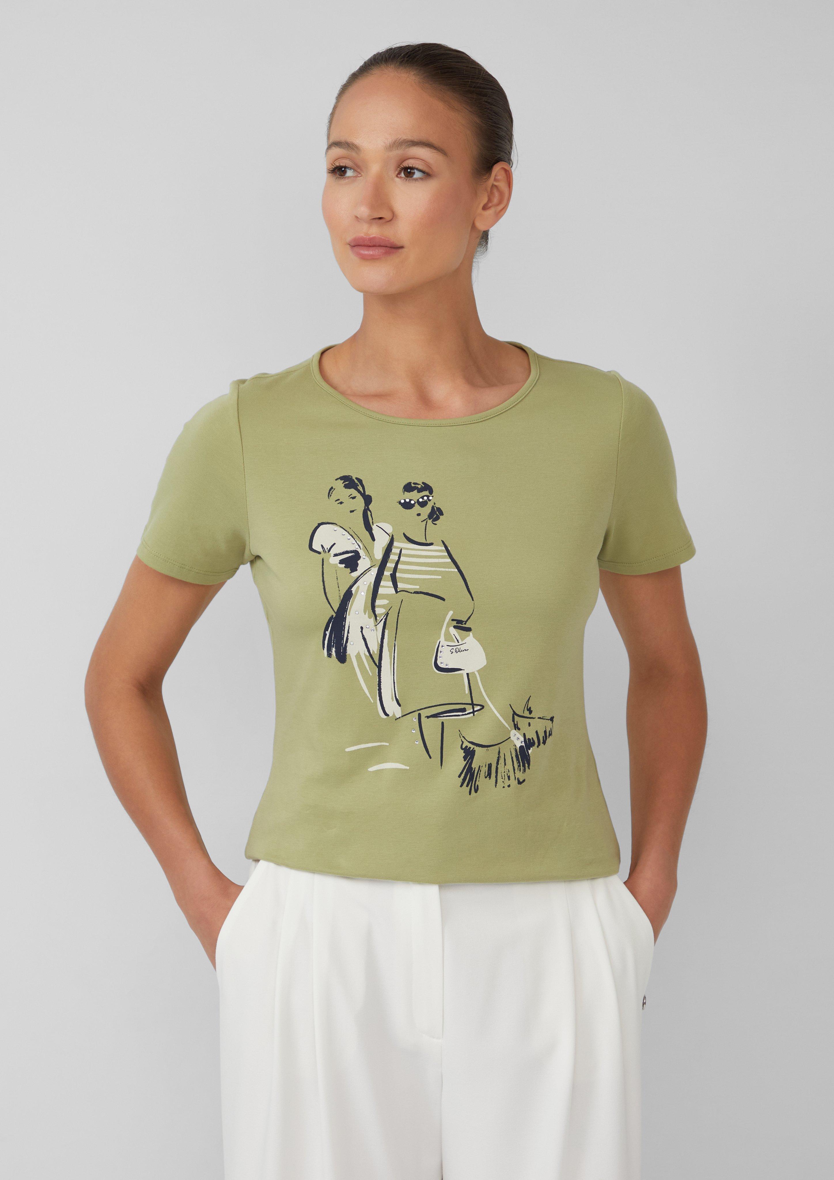 T-Shirt in 75D0 & 02D0