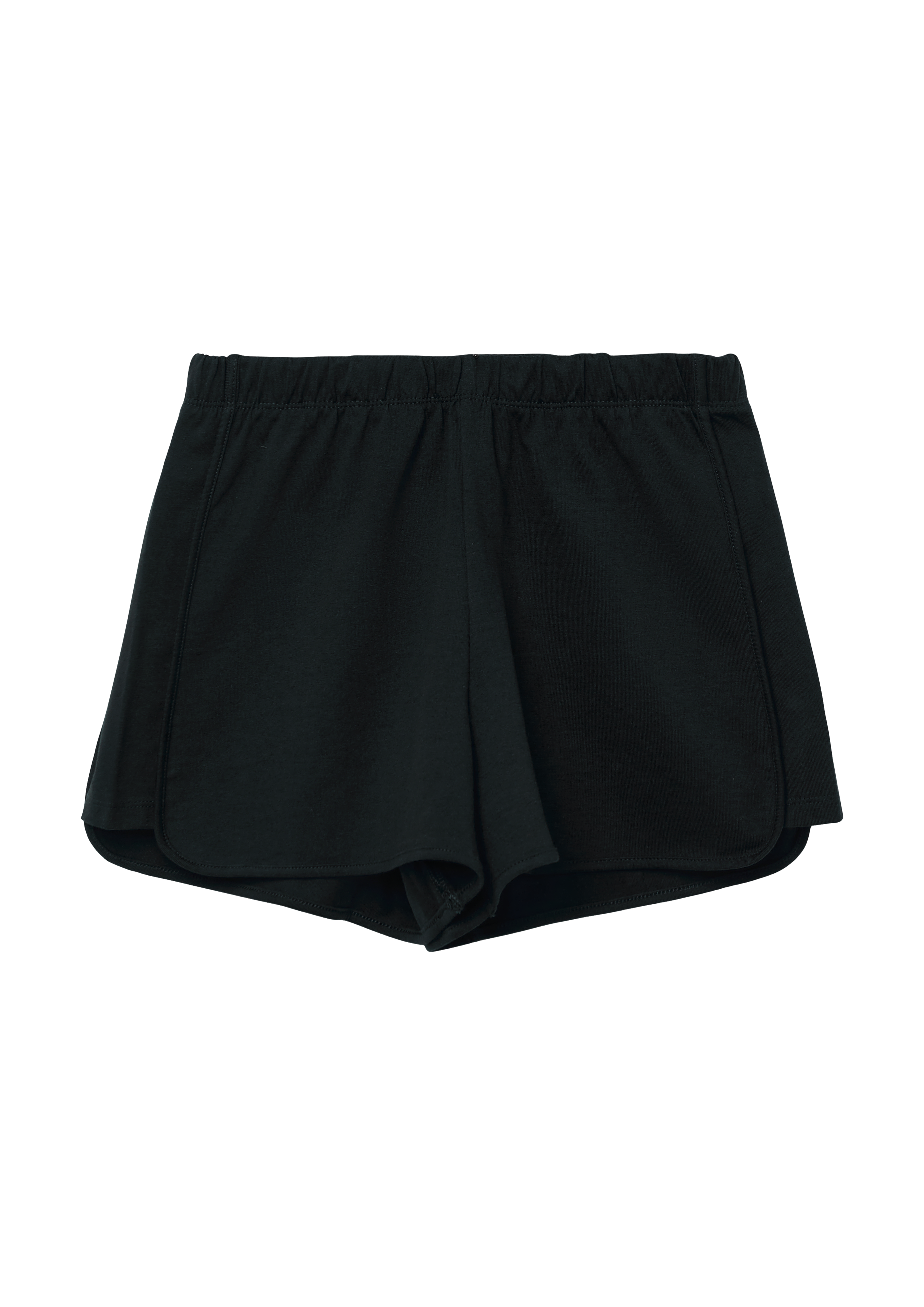 s.Oliver - Jersey-Shorts im Runner-Stil, Mädchen, schwarz