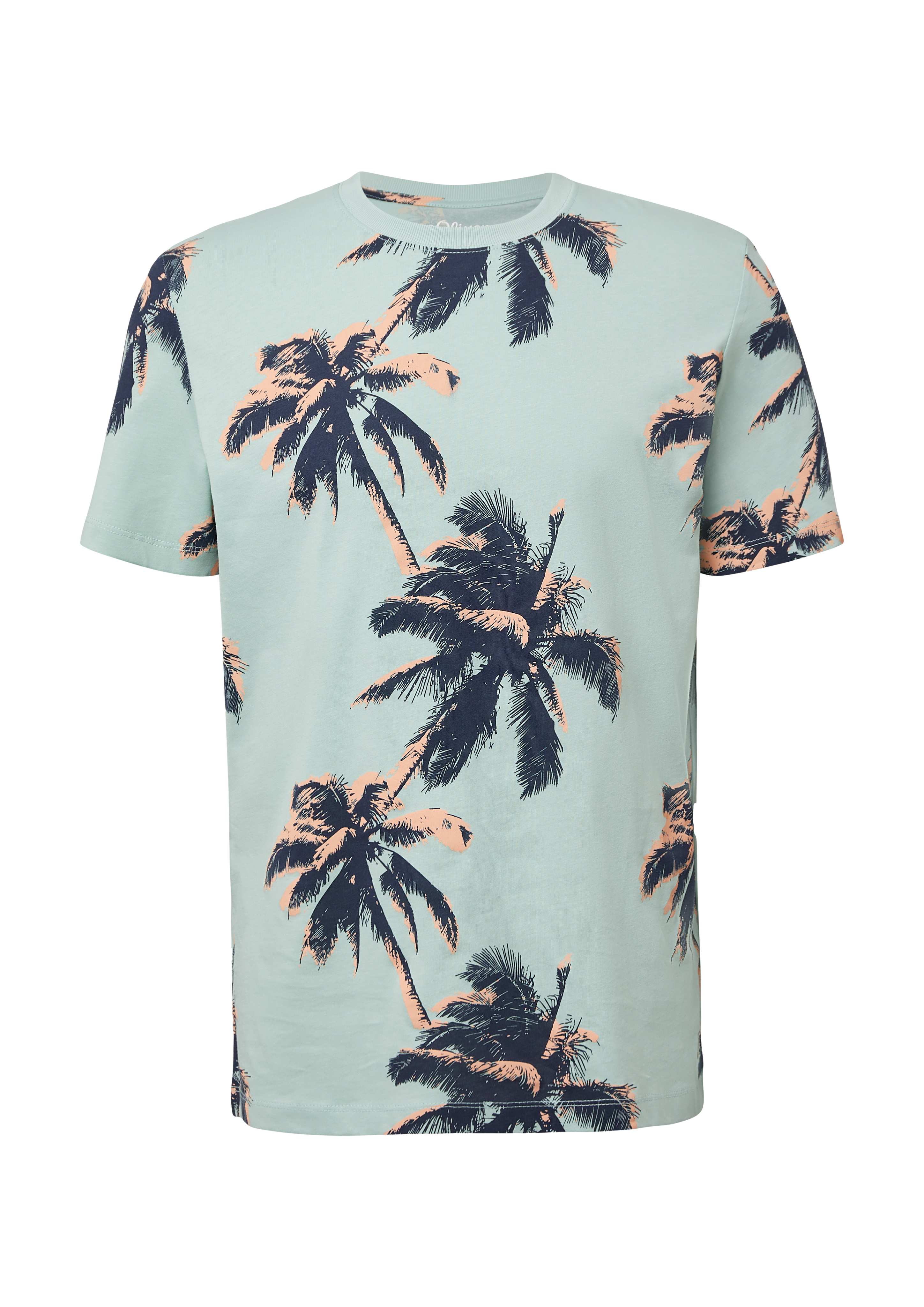 s.Oliver T-Shirt Aus Baumwolle Mit All-over-Print