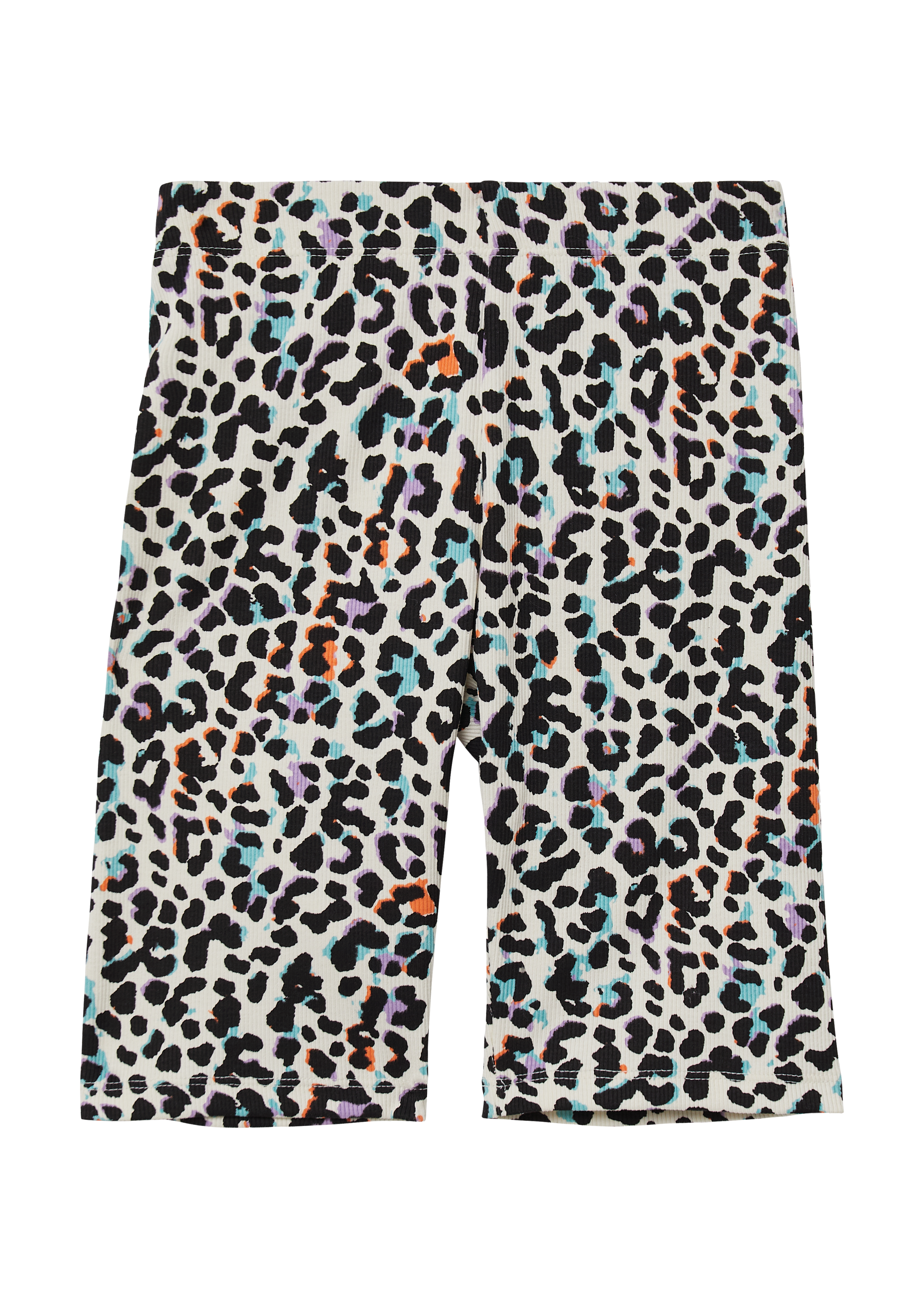 s.Oliver - Gerippte Radlerhose mit Elastikbund, Mädchen, creme