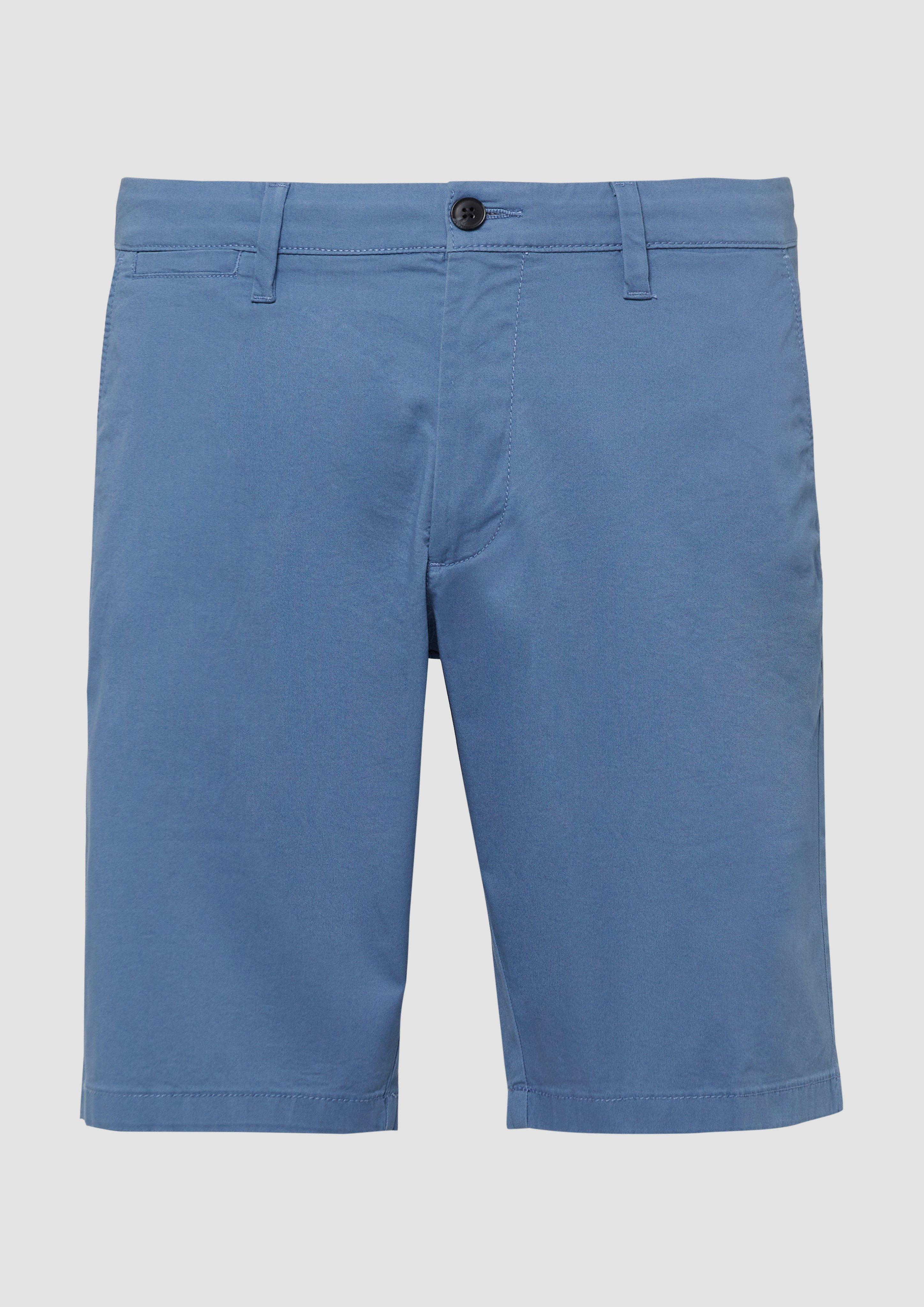 s.Oliver - Phoenix: Chino-Shorts aus Baumwollstretch, Herren, blau