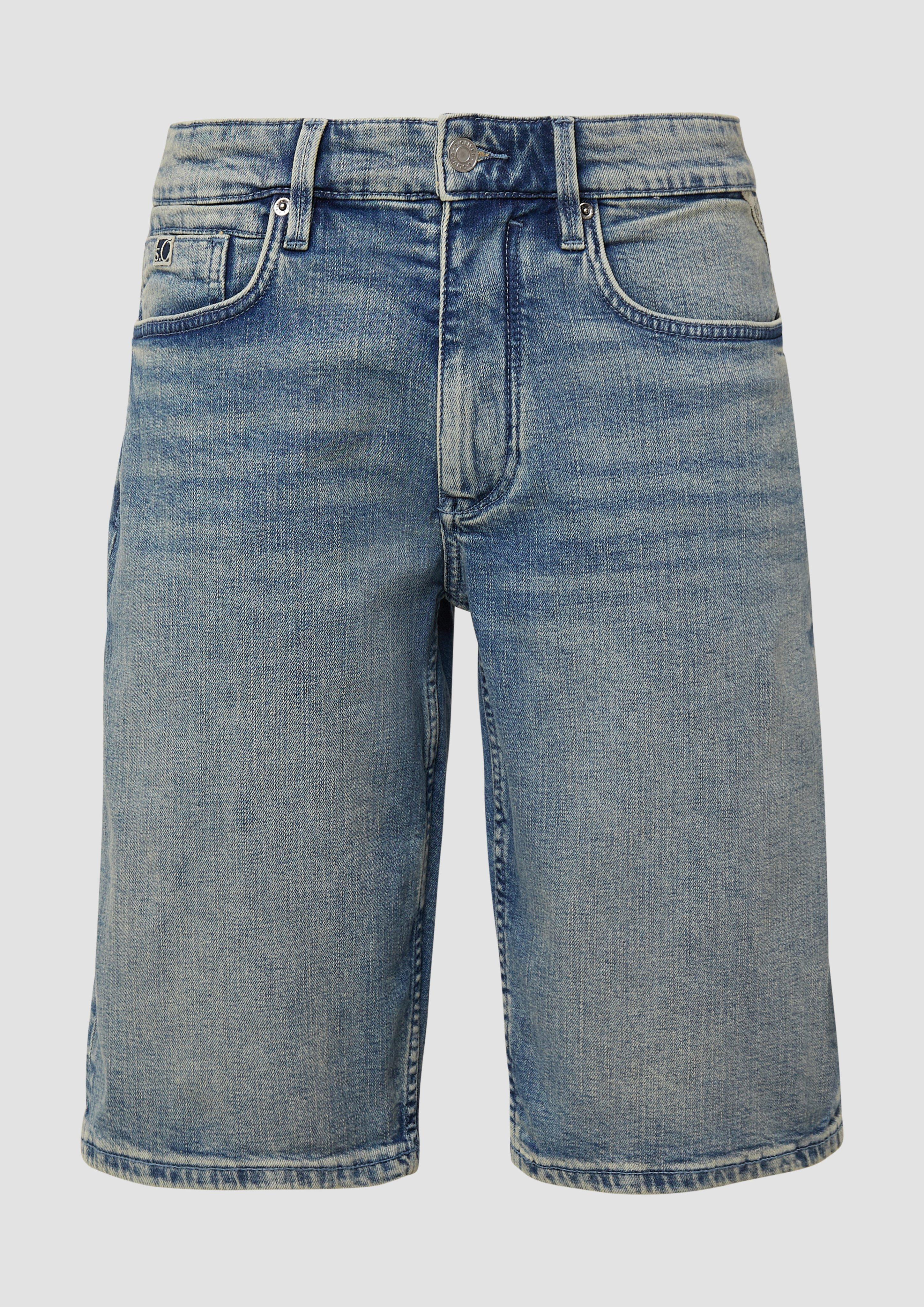 s.Oliver - Jeans-Bermuda / Regular Fit / Mid Rise, Herren, blau
