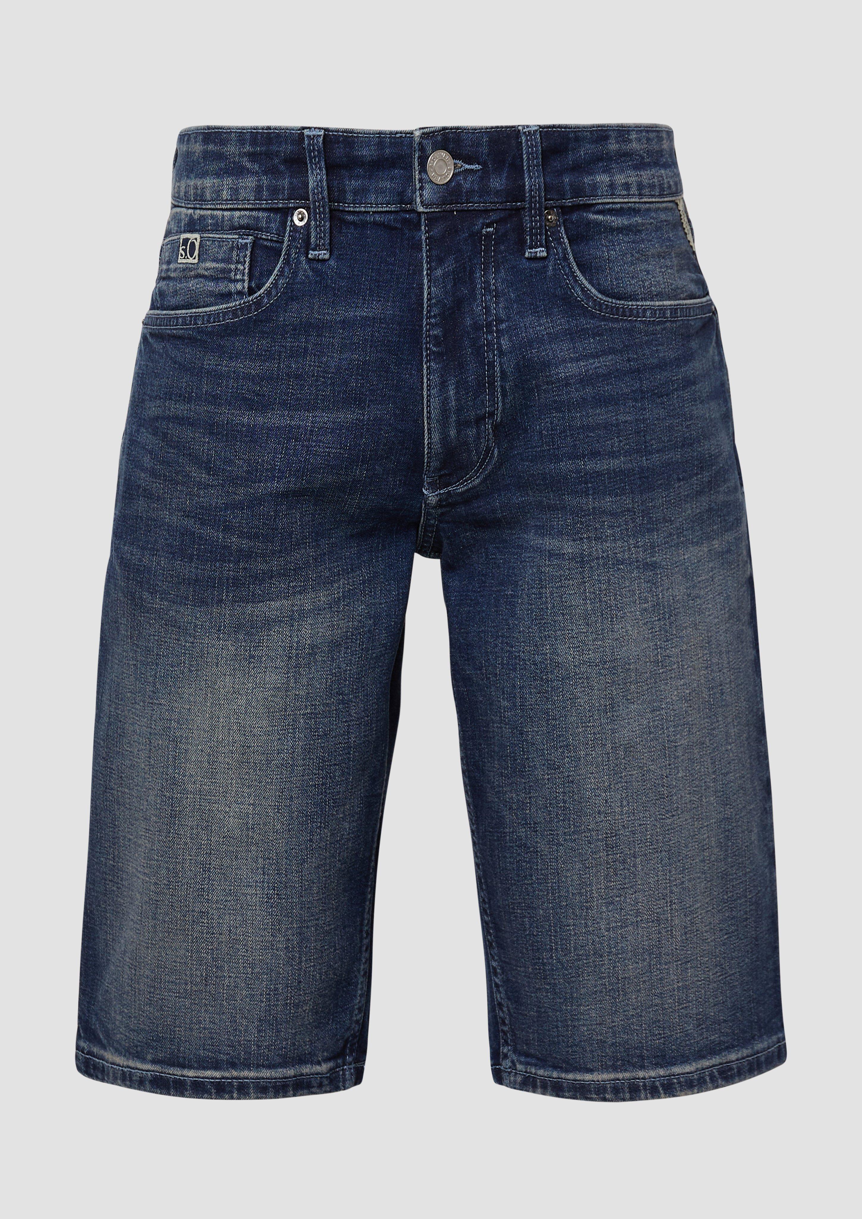 s.Oliver - Jeans-Bermuda / Regular Fit / Mid Rise, Herren, blau