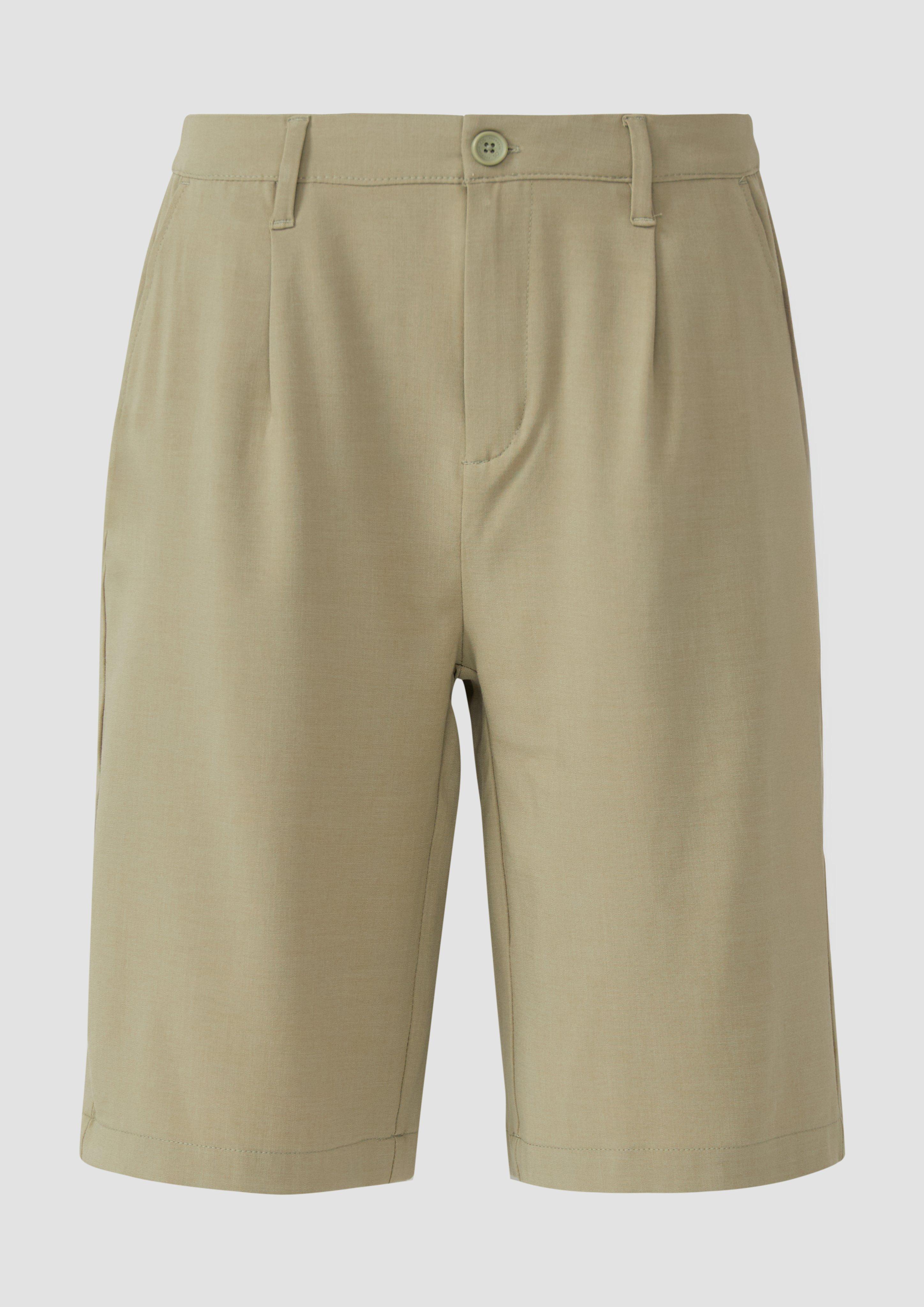 QS - Bermuda aus Viskosemix, Damen, Grün